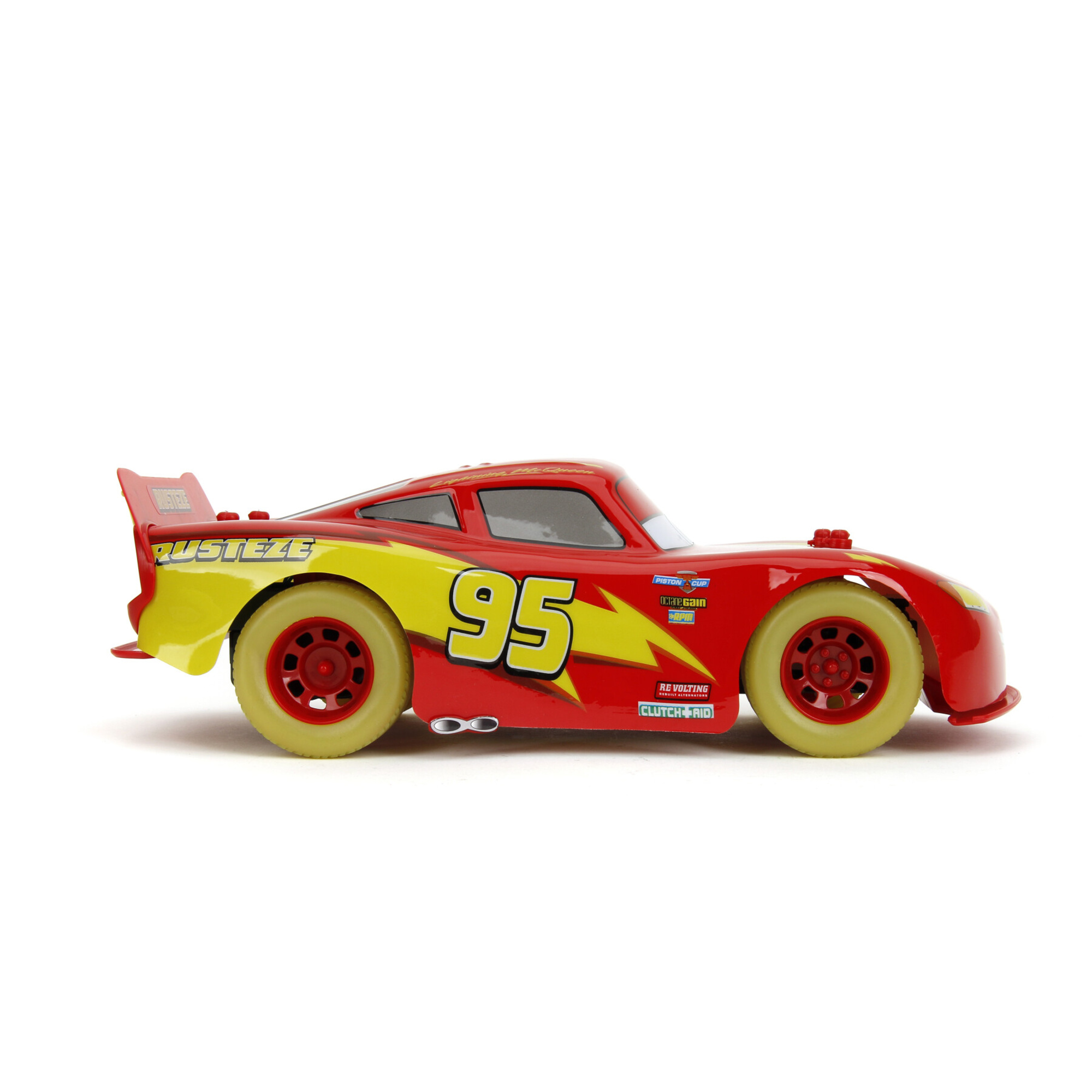 Macchinina  radiocomando lightning saetta  mcqueen glow racers 1:14 - funzioni turbo e usb - Cars