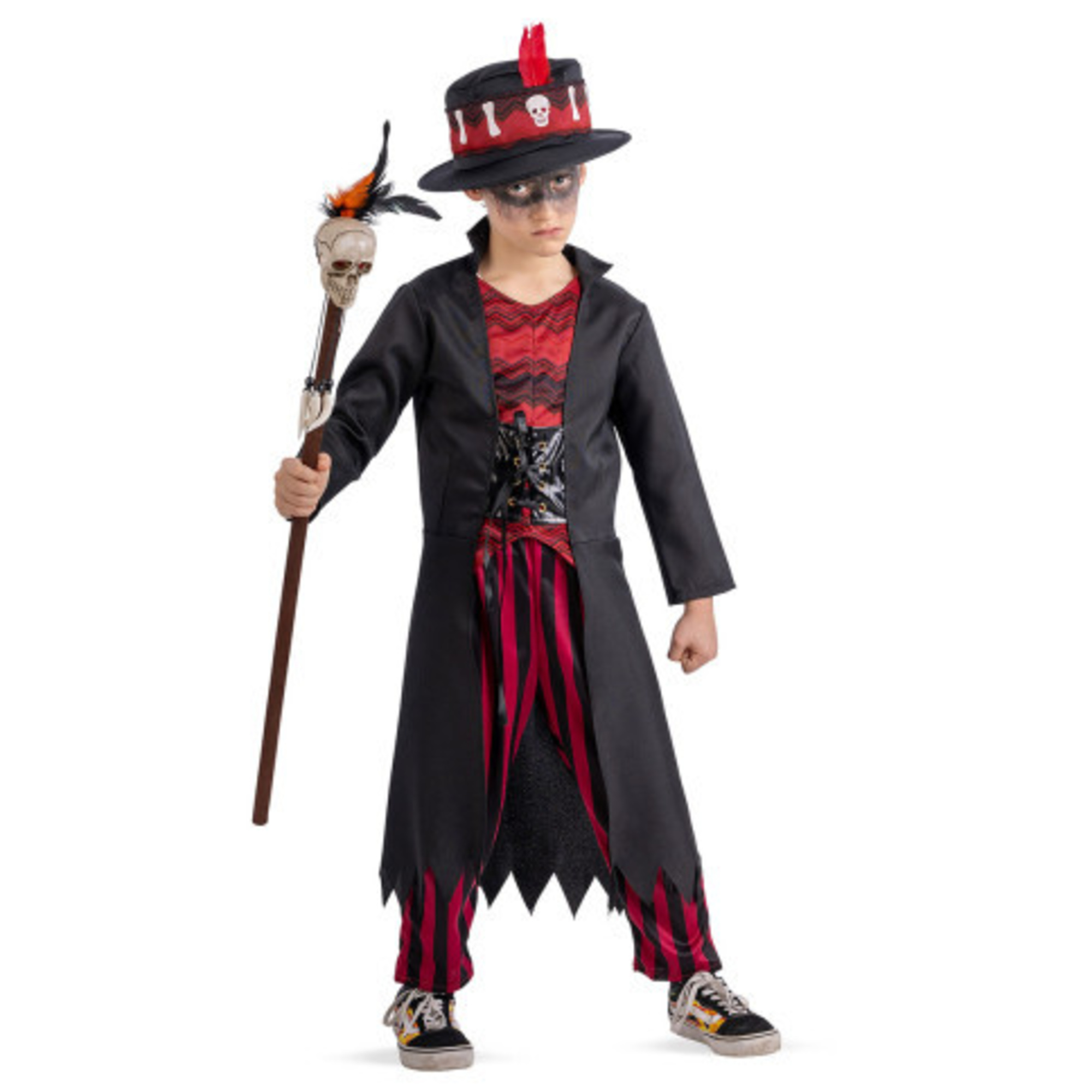 Costume voodoo halloween disponibile in varie taglie - 