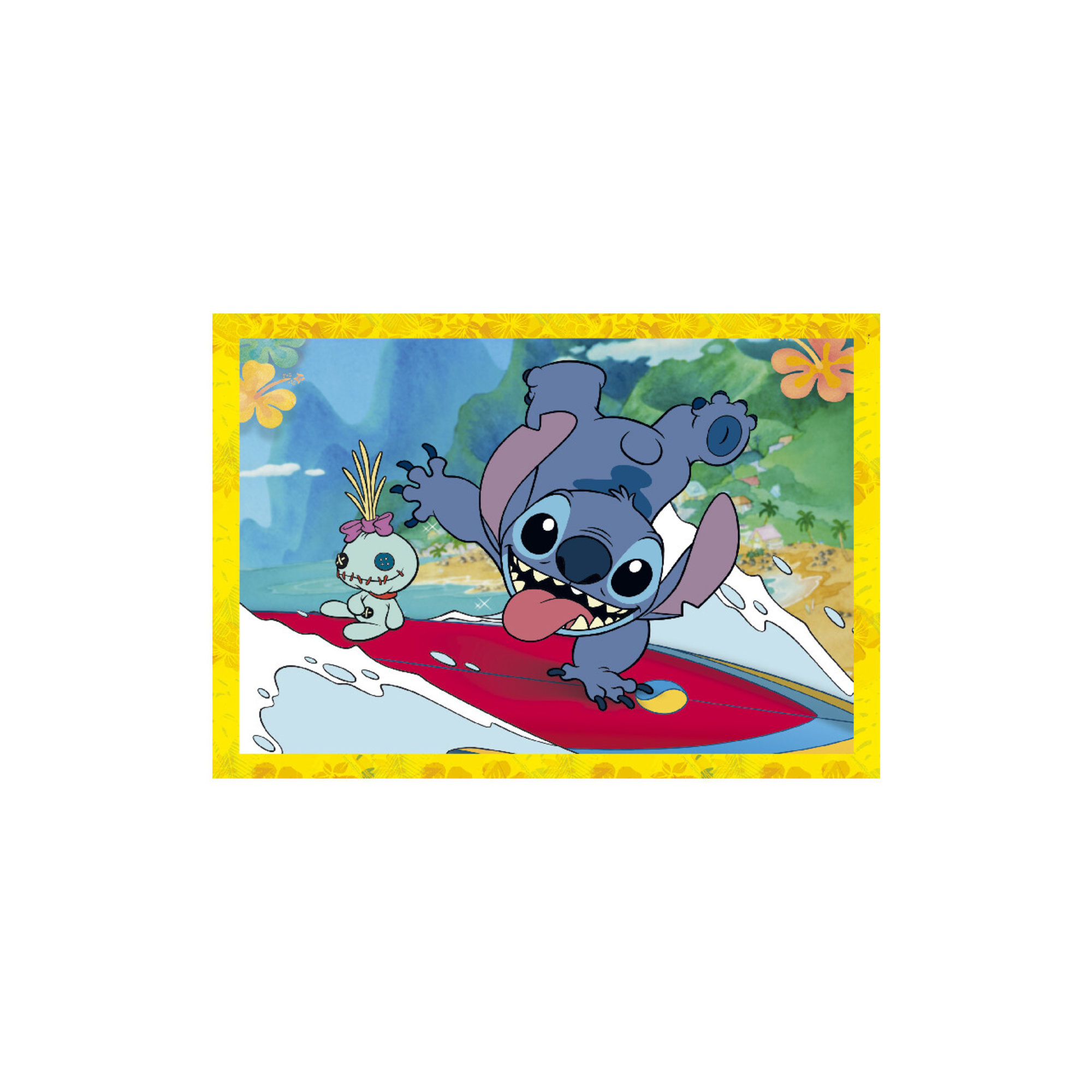 Clementoni - puzzle supercolor 4in1 disney stitch - LILO & STITCH