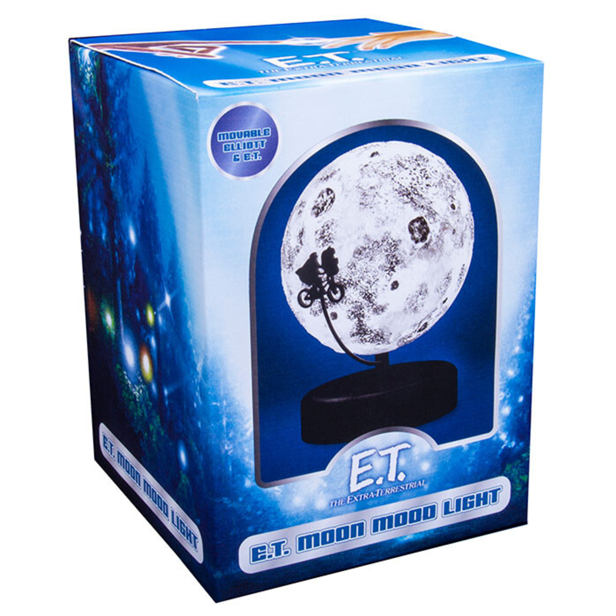 Lampada led e.t. moon mood light - iconica scena di e.t. e elliott con effetto luna - NO BRAND