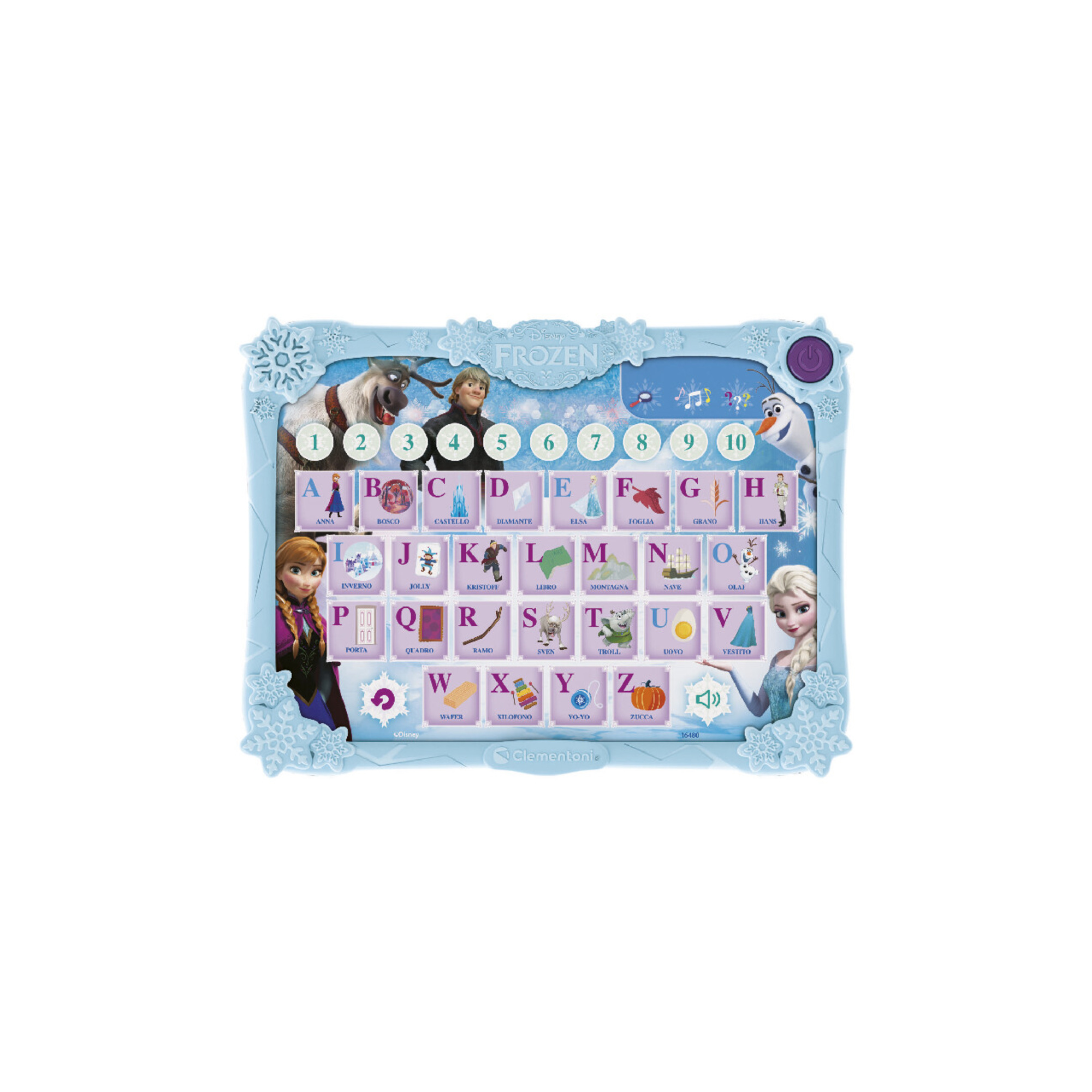 Clementoni - disney frozen alphabet pad - SAPIENTINO