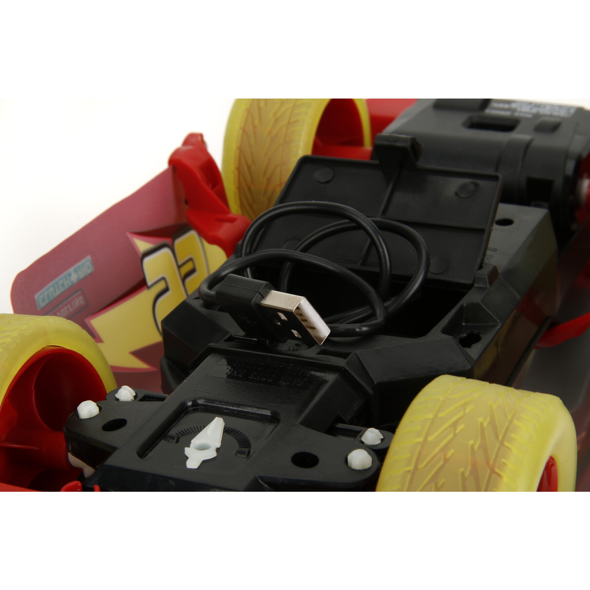 Macchinina  radiocomando lightning saetta  mcqueen glow racers 1:14 - funzioni turbo e usb - Cars