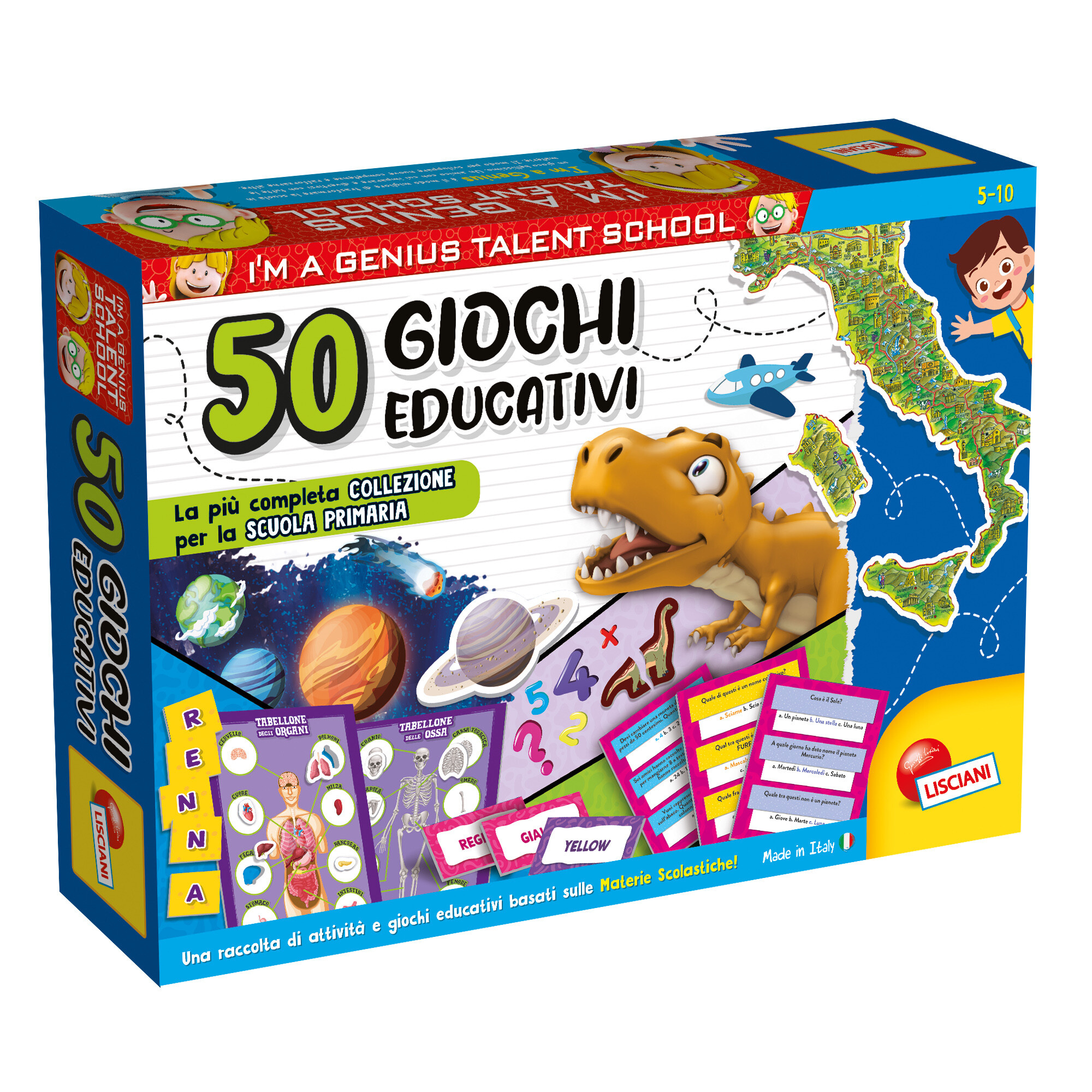 I'm a genius raccolta 50 giochi educativi kids - LISCIANI