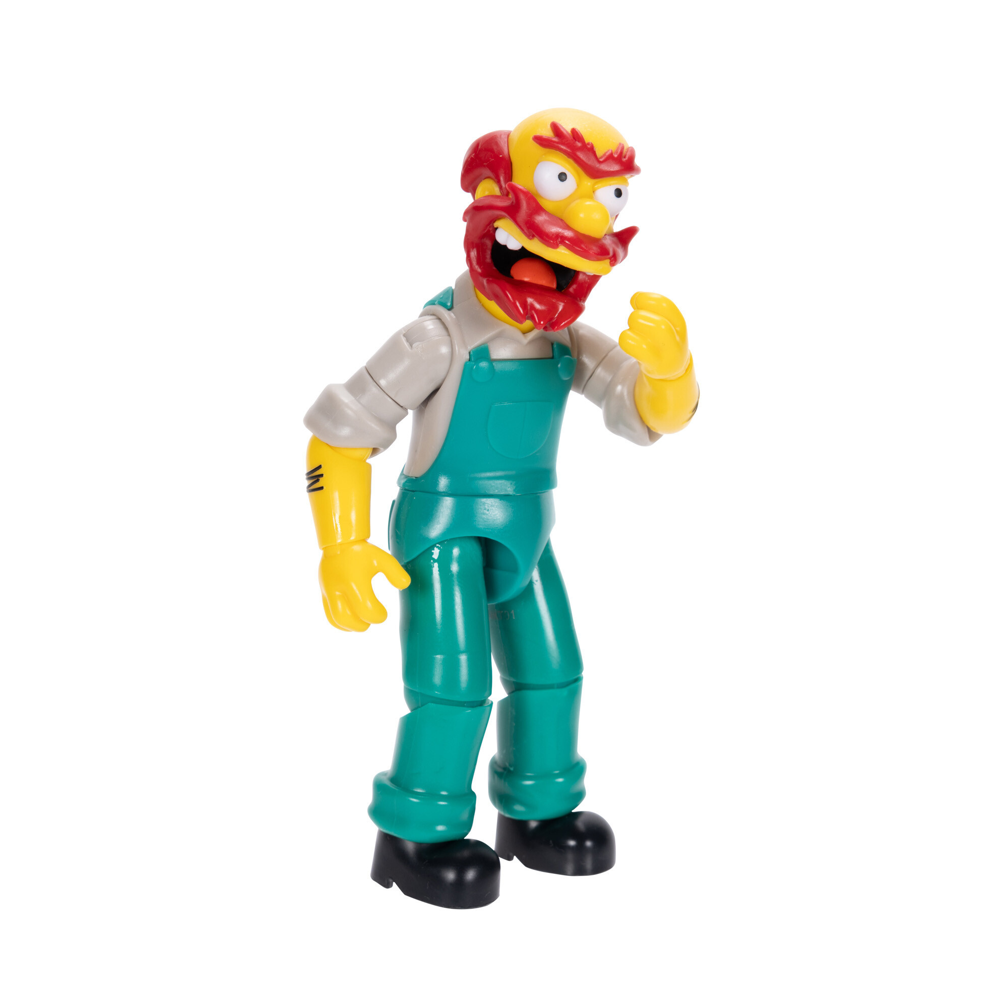 The simpsons - action figure del giardiniere willie articolata, scala 10 cm - SIMPSONS