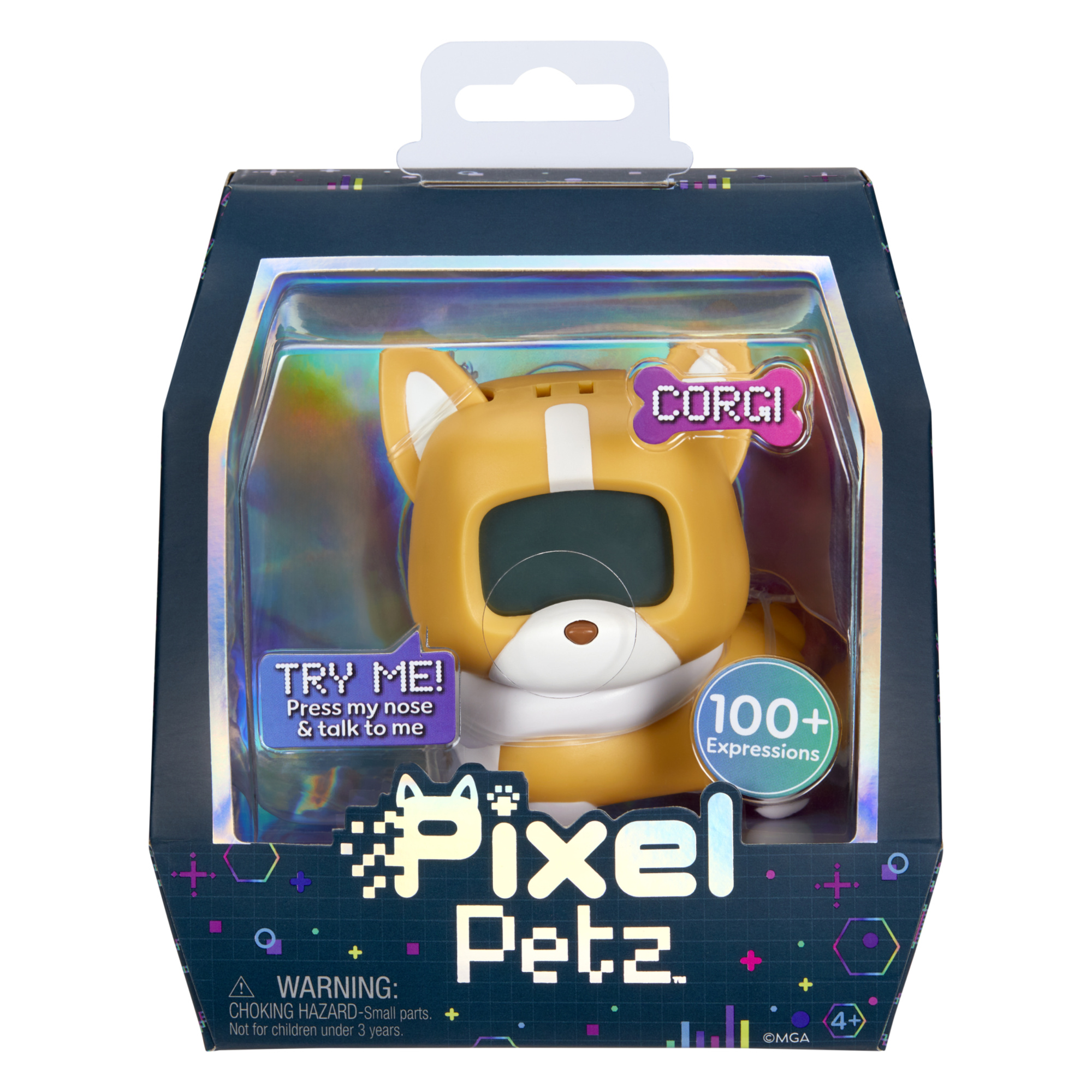 Pixel petz corgi - cagnolino digitale interattivo con 100 espressioni - 