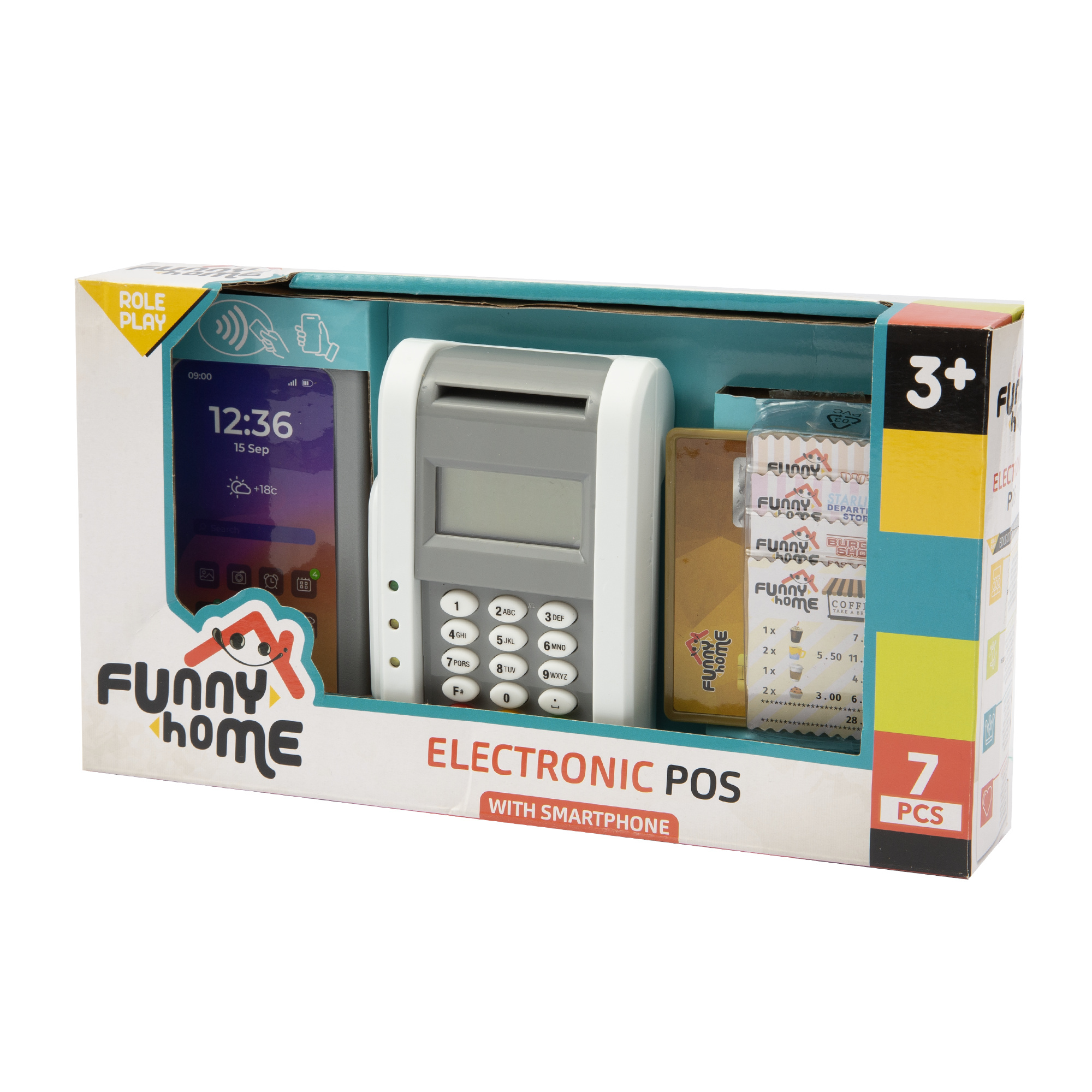 Pos elettronico giocattolo con smartphone - funny home - FUNNY HOME