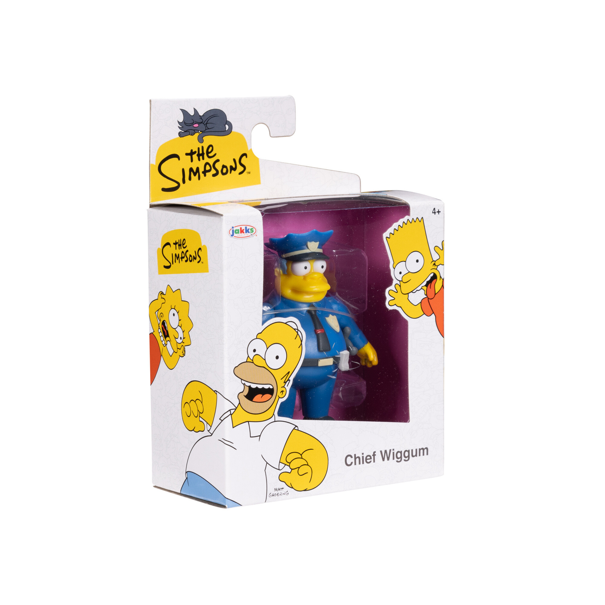 The simpsons - action figure del commissario clancy winchester articolata, scala 6 cm - NO BRAND, SIMPSONS