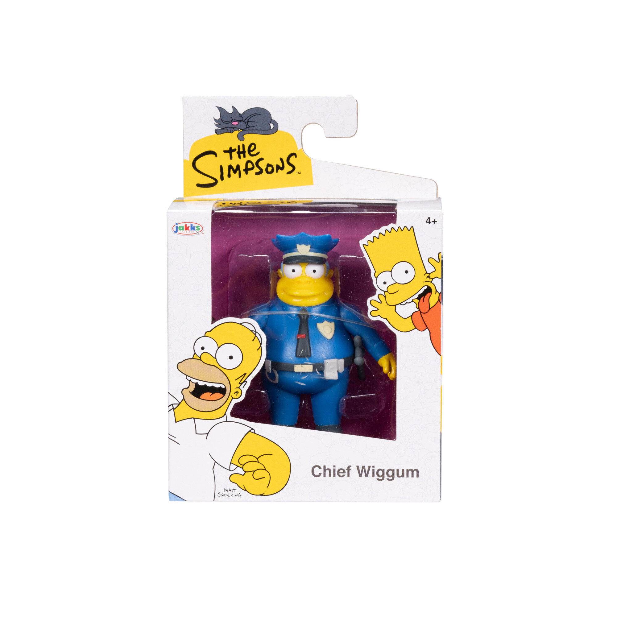 The simpsons - action figure del commissario clancy winchester articolata, scala 6 cm - NO BRAND, SIMPSONS