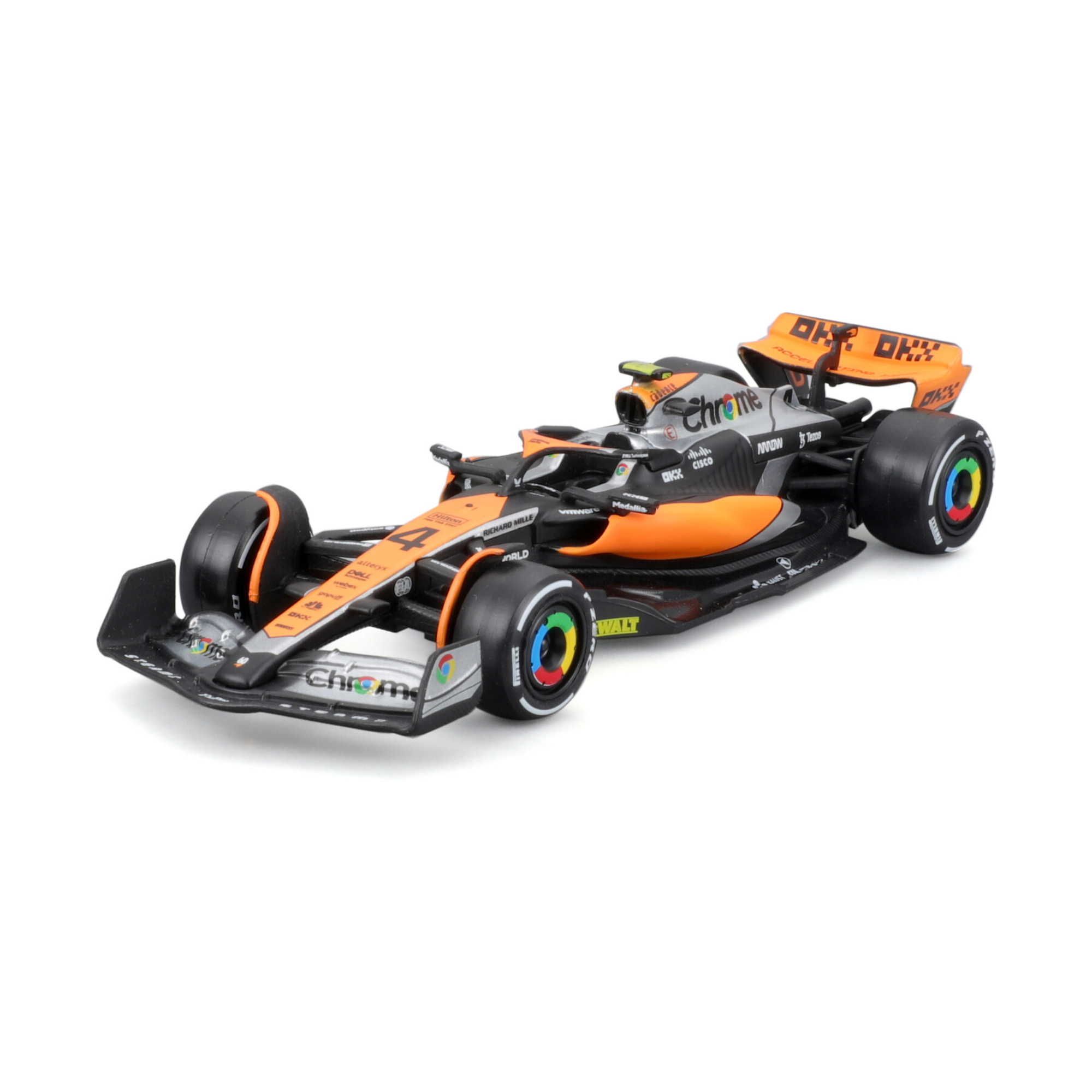 Modellino auto mclaren mcl60 2023 norris #4 1:43 con licenza ufficiale – bburago - BBURAGO