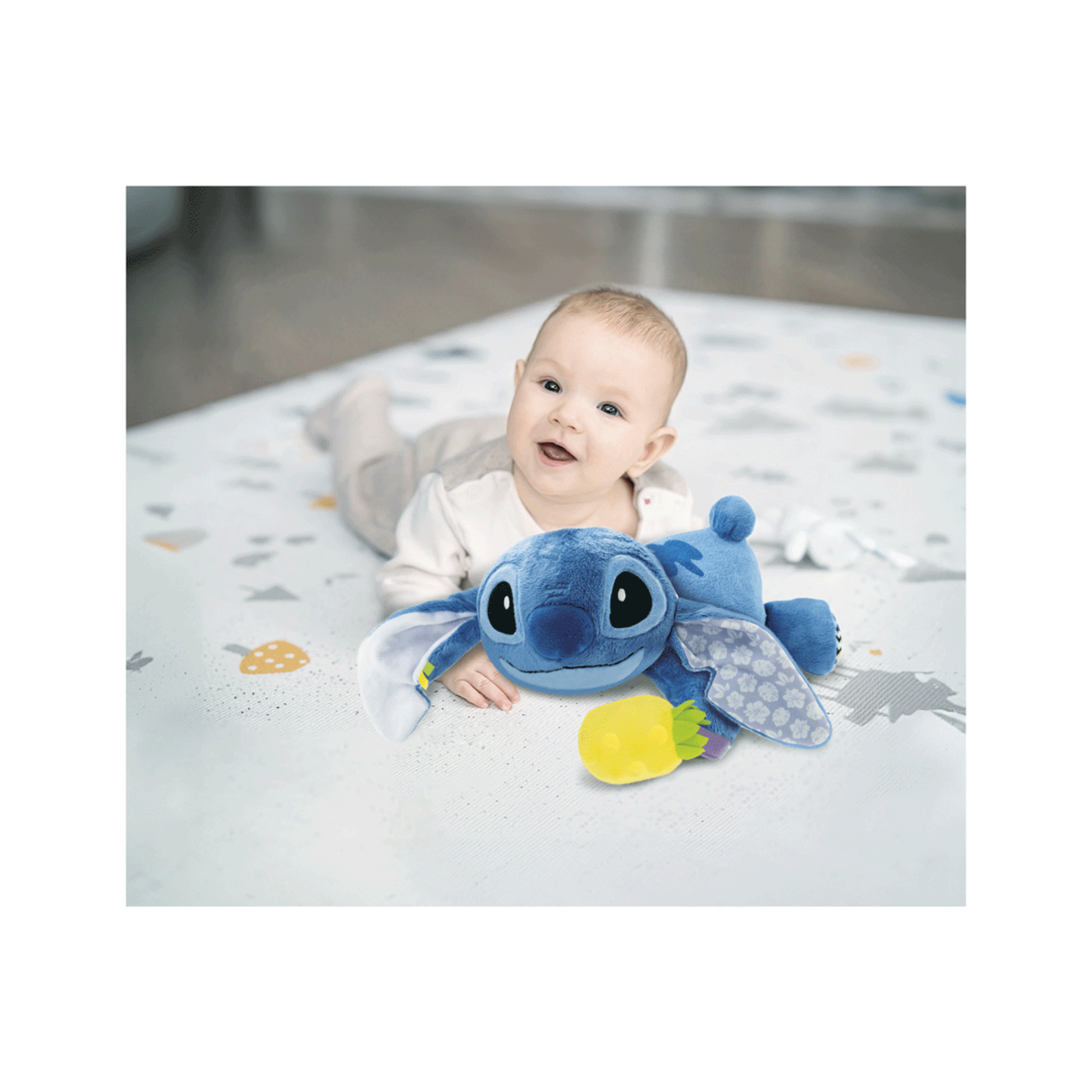 Baby clementoni - disney baby stitch musical plush - BABY CLEMENTONI