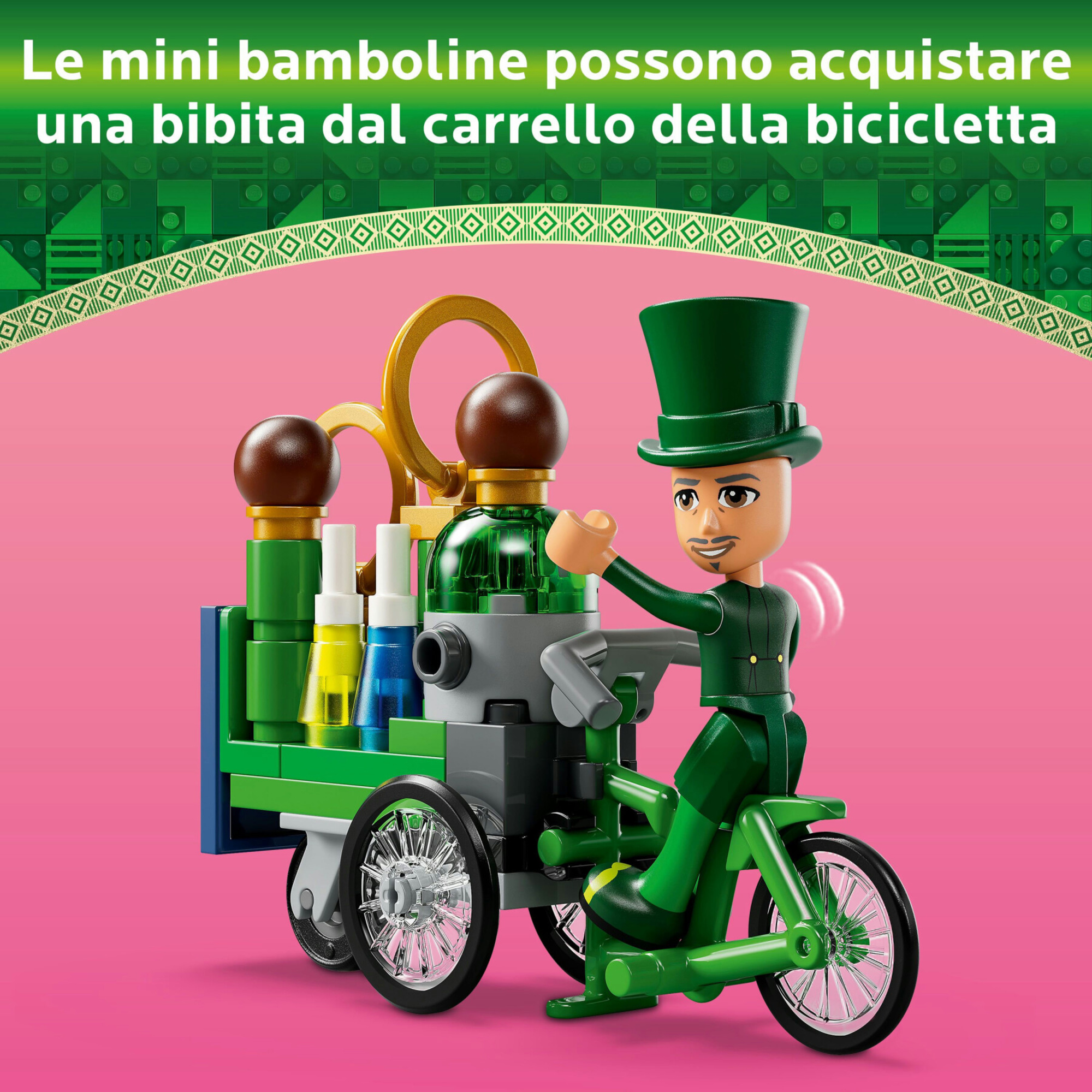 Lego wicked 75684 benvenuti nella città di smeraldo, gioco da collezione per bambini 9+ con torre giocattolo e 5 personaggi - Lego