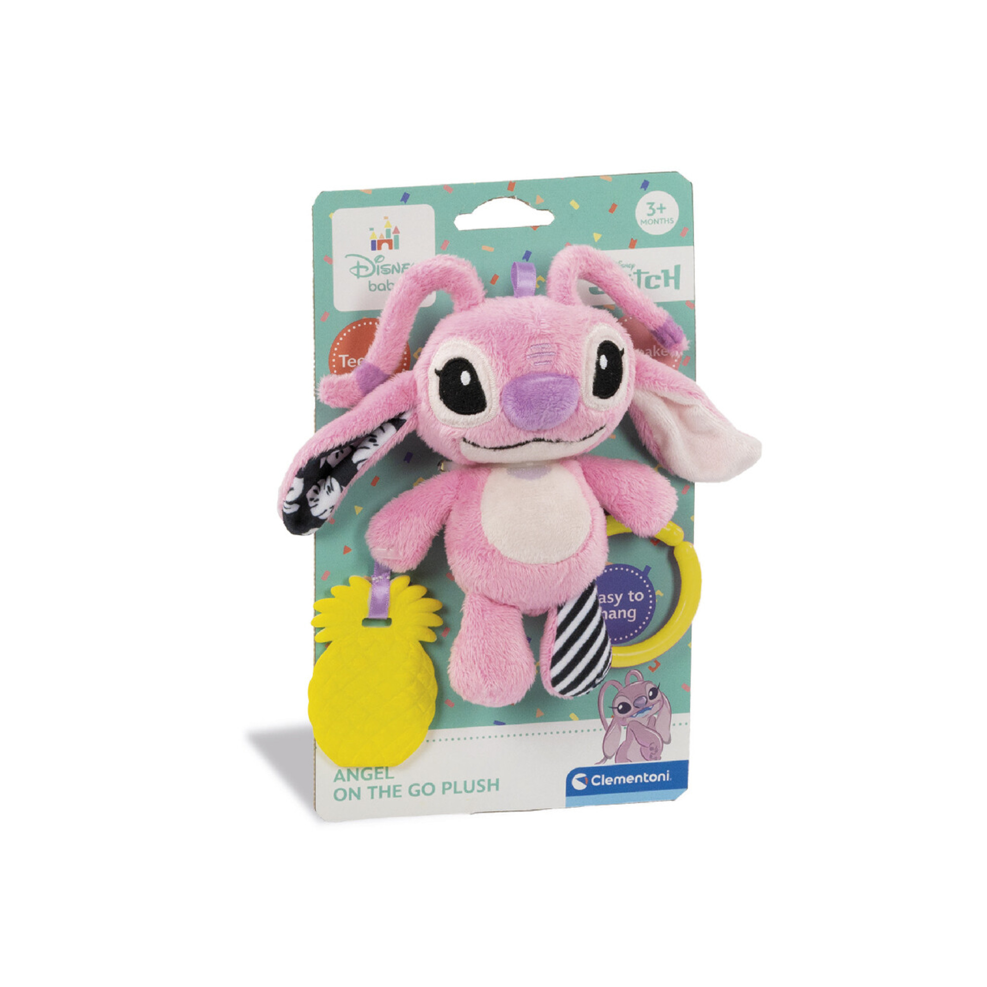 Baby clementoni - disney angel soft rattle - BABY CLEMENTONI