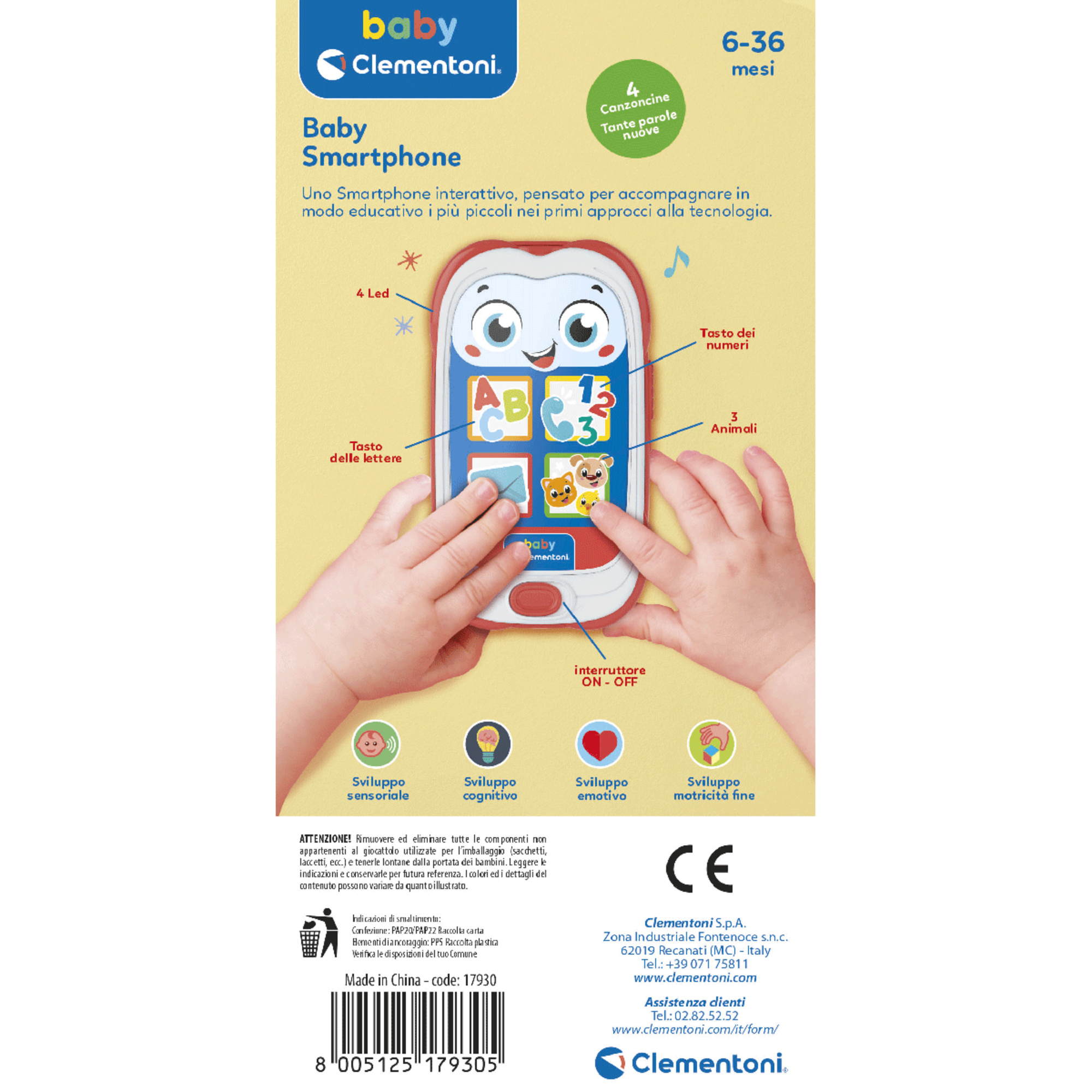 Baby clementoni - baby smartphone - BABY CLEMENTONI