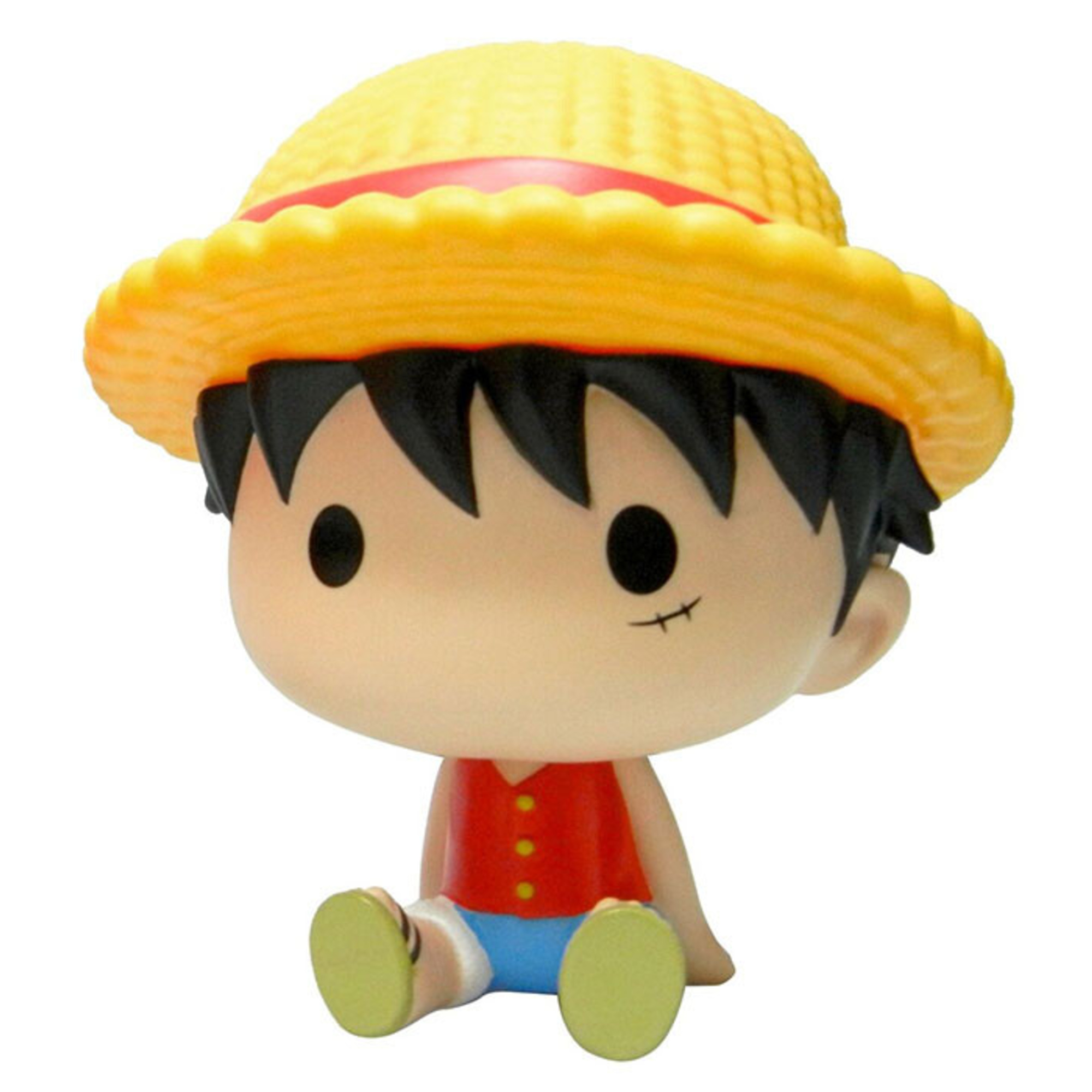 Salvadanaio one piece monkey d. luffy chibi plastoy pop colorato – collezione vivace e adorabile - ONE PIECE