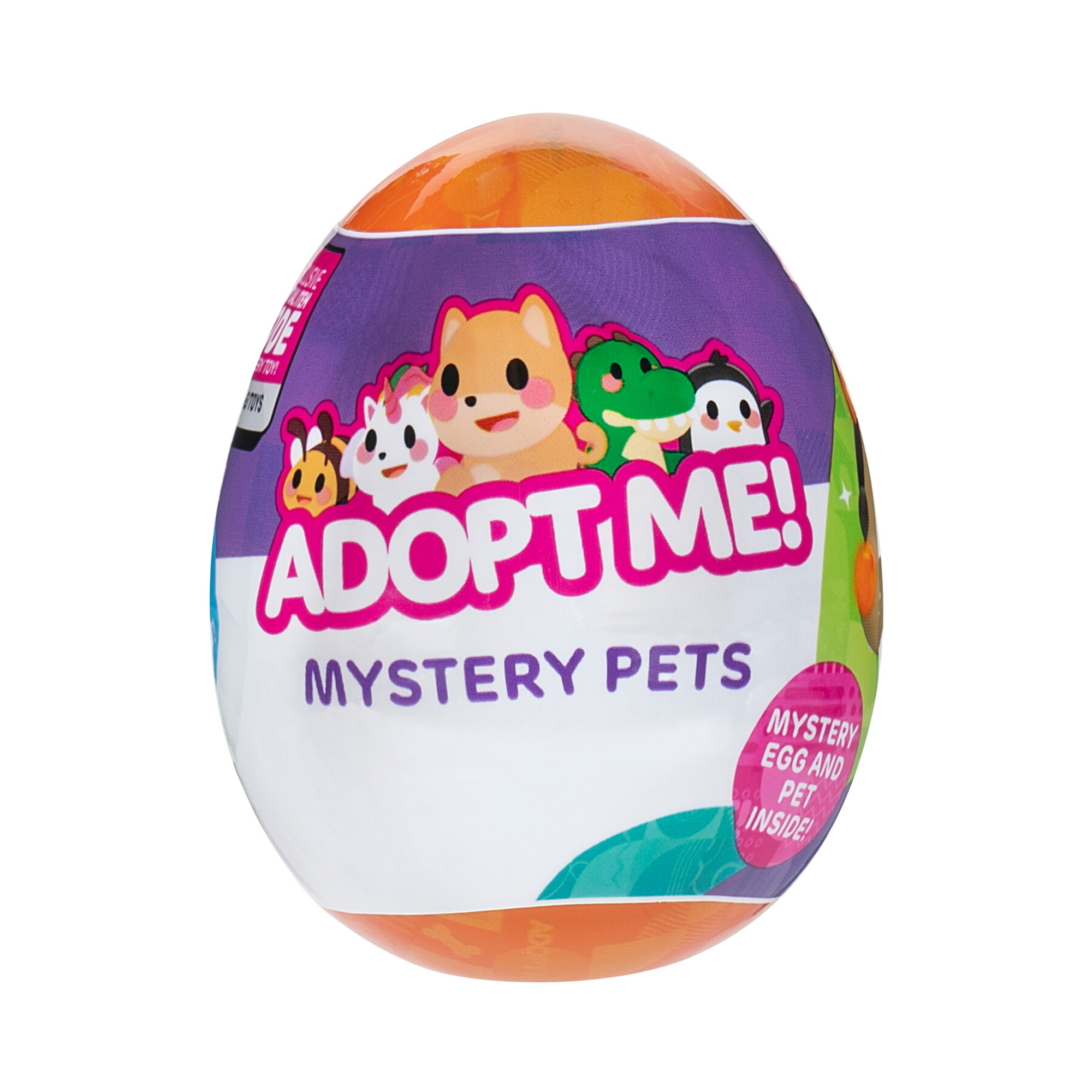 Adopt me! magic eggs - uovo singolo con cucciolo da amare e collezionare - assortito - NO BRAND