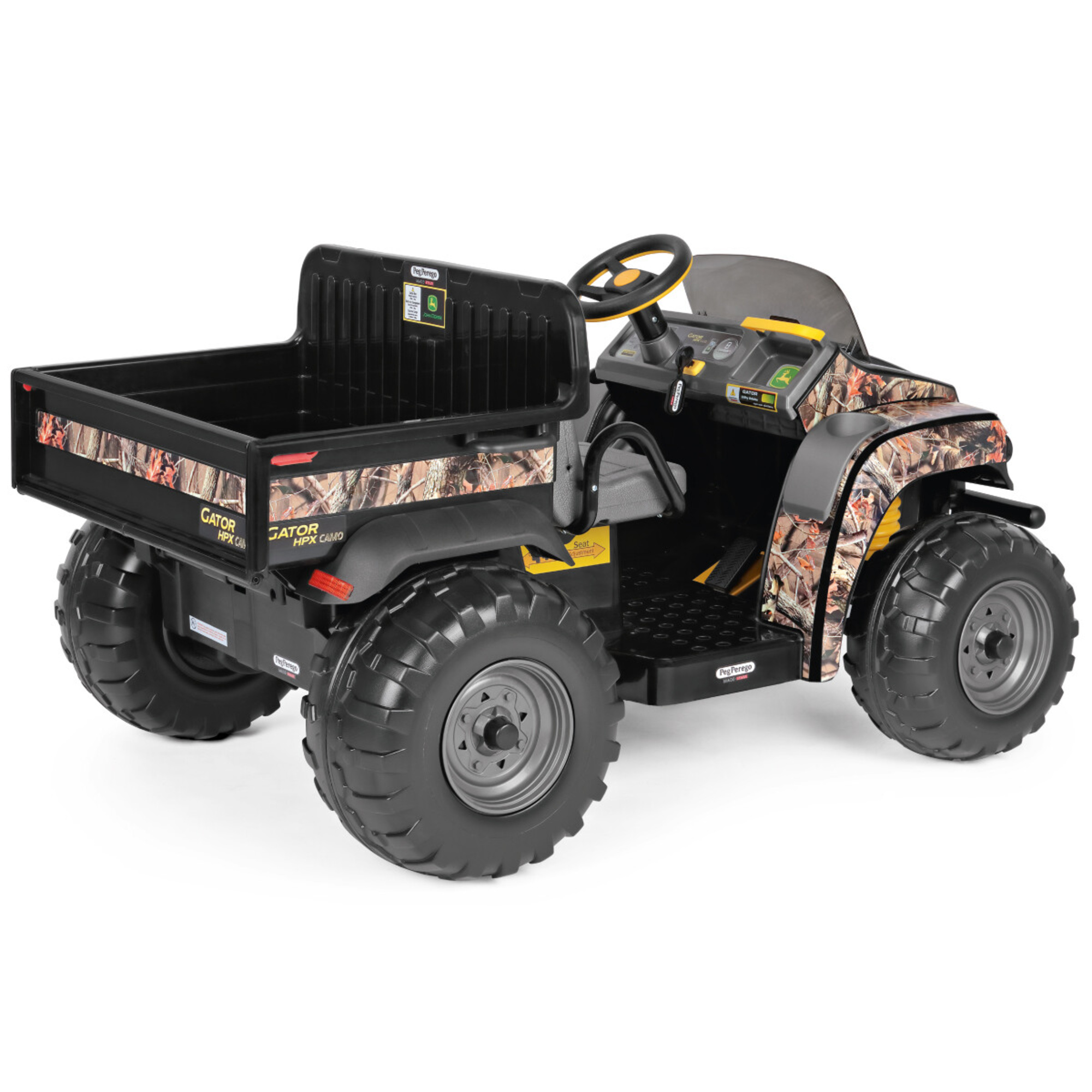 John deere gator hpx camo - utility vehicle a batteria ricaricabile da 12v-150wh. anni 3+ - Peg Perego