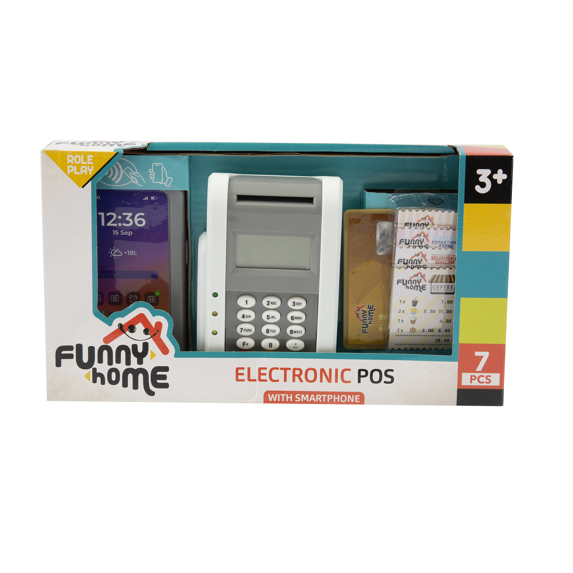 Pos elettronico giocattolo con smartphone - funny home - FUNNY HOME