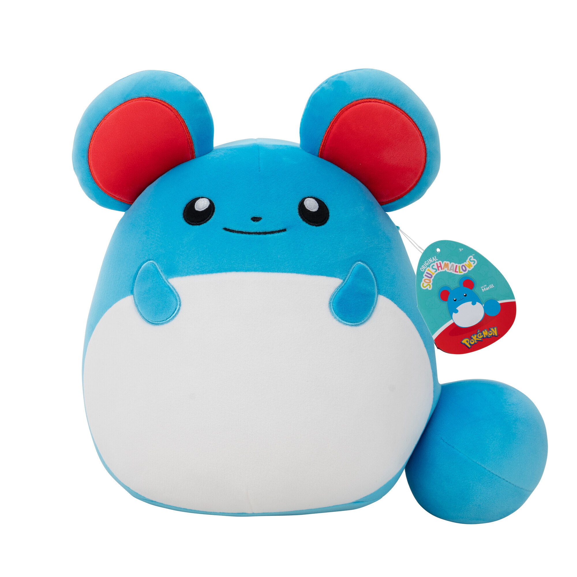 Squishmallows pokémon marill 25 cm - peluche originale - SQUISHMALLOWS