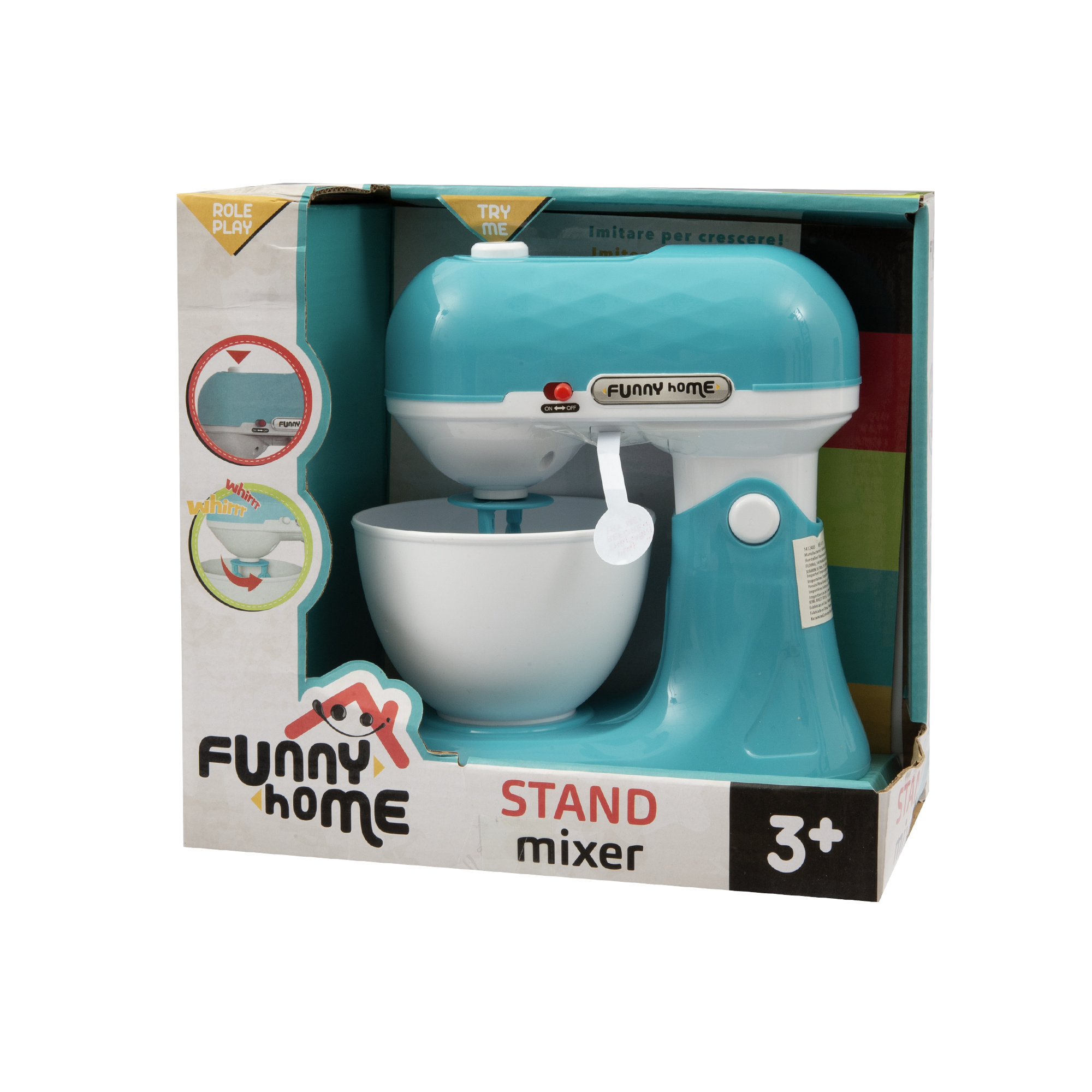 Planetaria giocattolo - mixer cucina con fruste rotanti e ciotola - funny home - FUNNY HOME