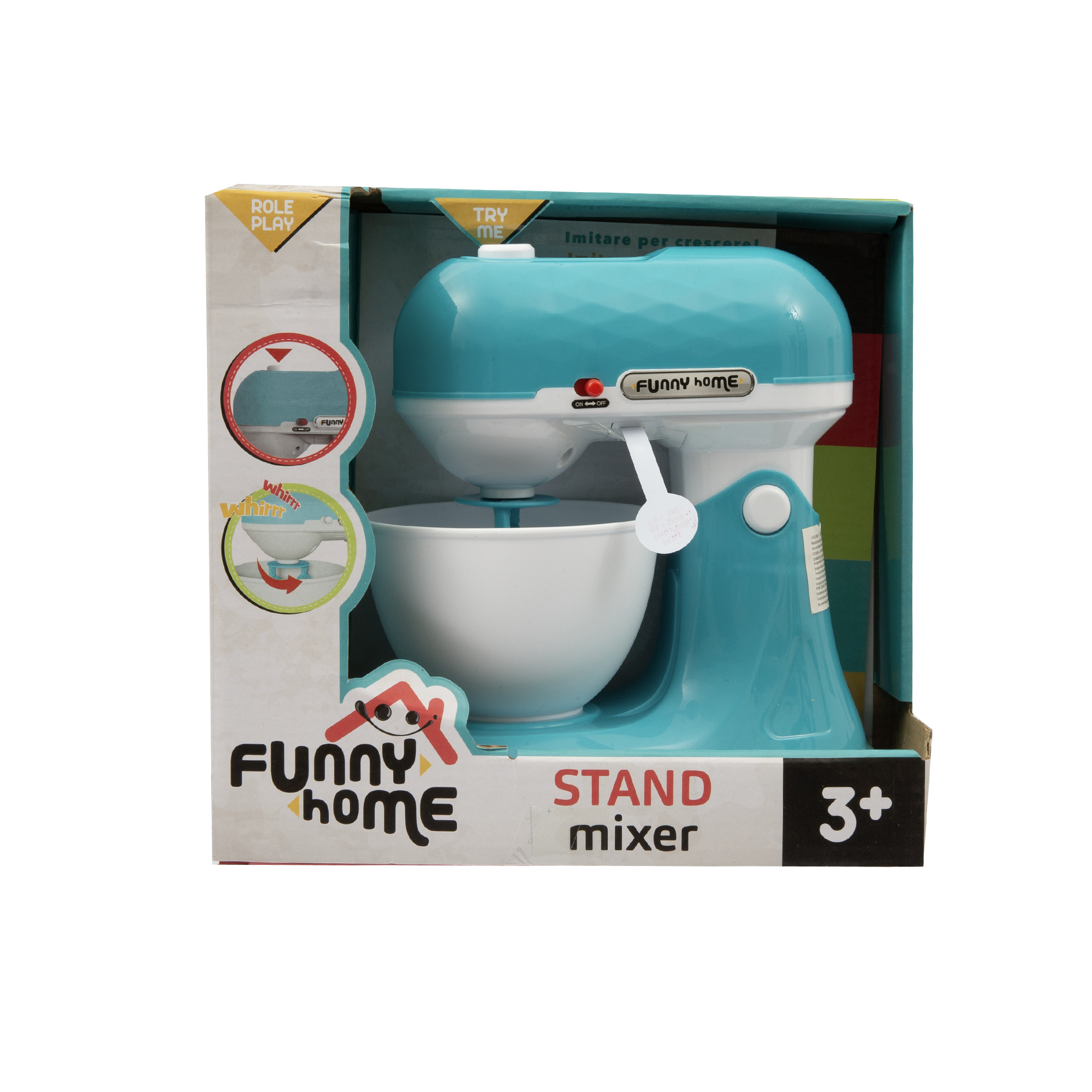 Planetaria giocattolo - mixer cucina con fruste rotanti e ciotola - funny home - FUNNY HOME