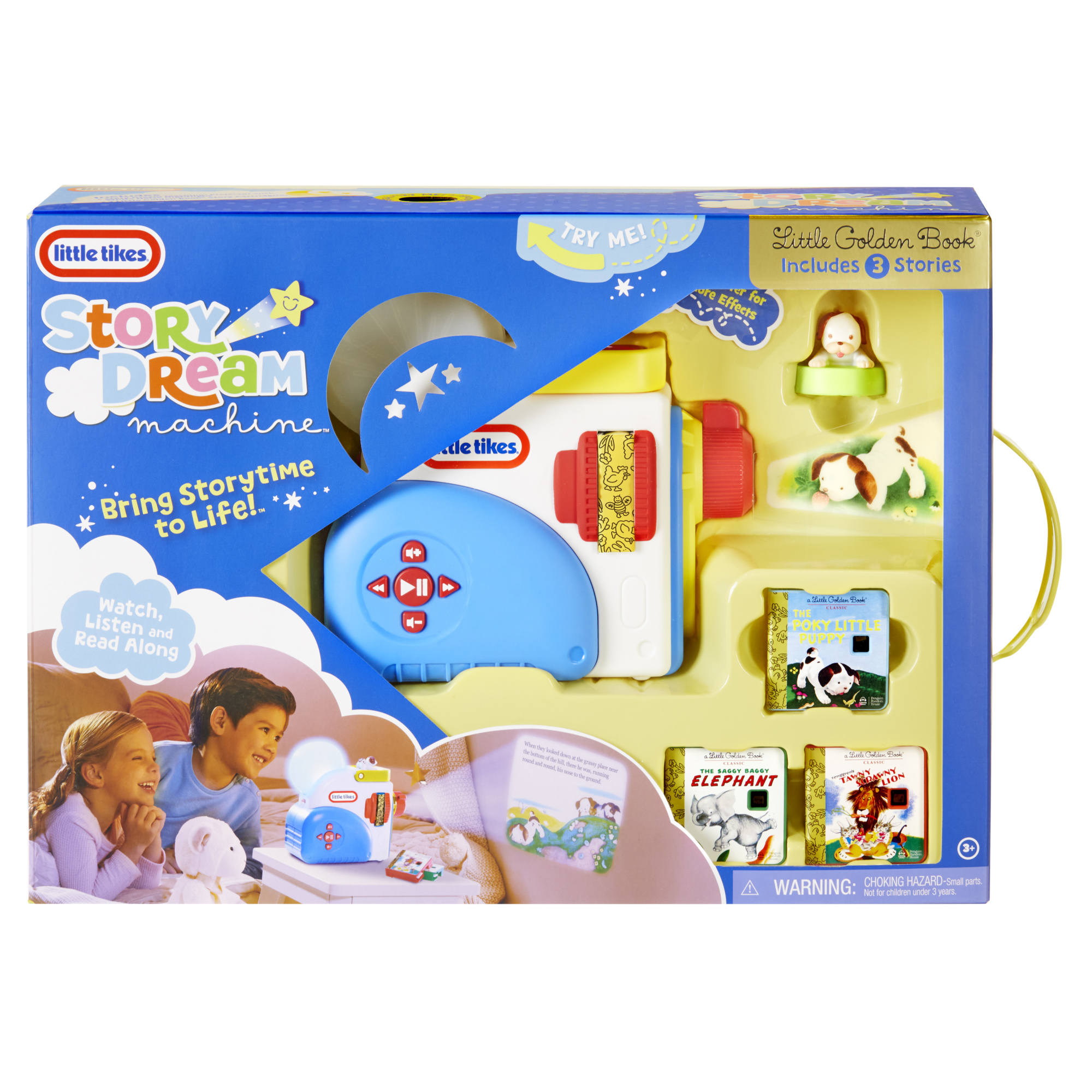 Little tikes story dream machine starter set, storytime, libri, riproduzione audio, luce notturna – 3 storie incluse - LITTLE TIKES