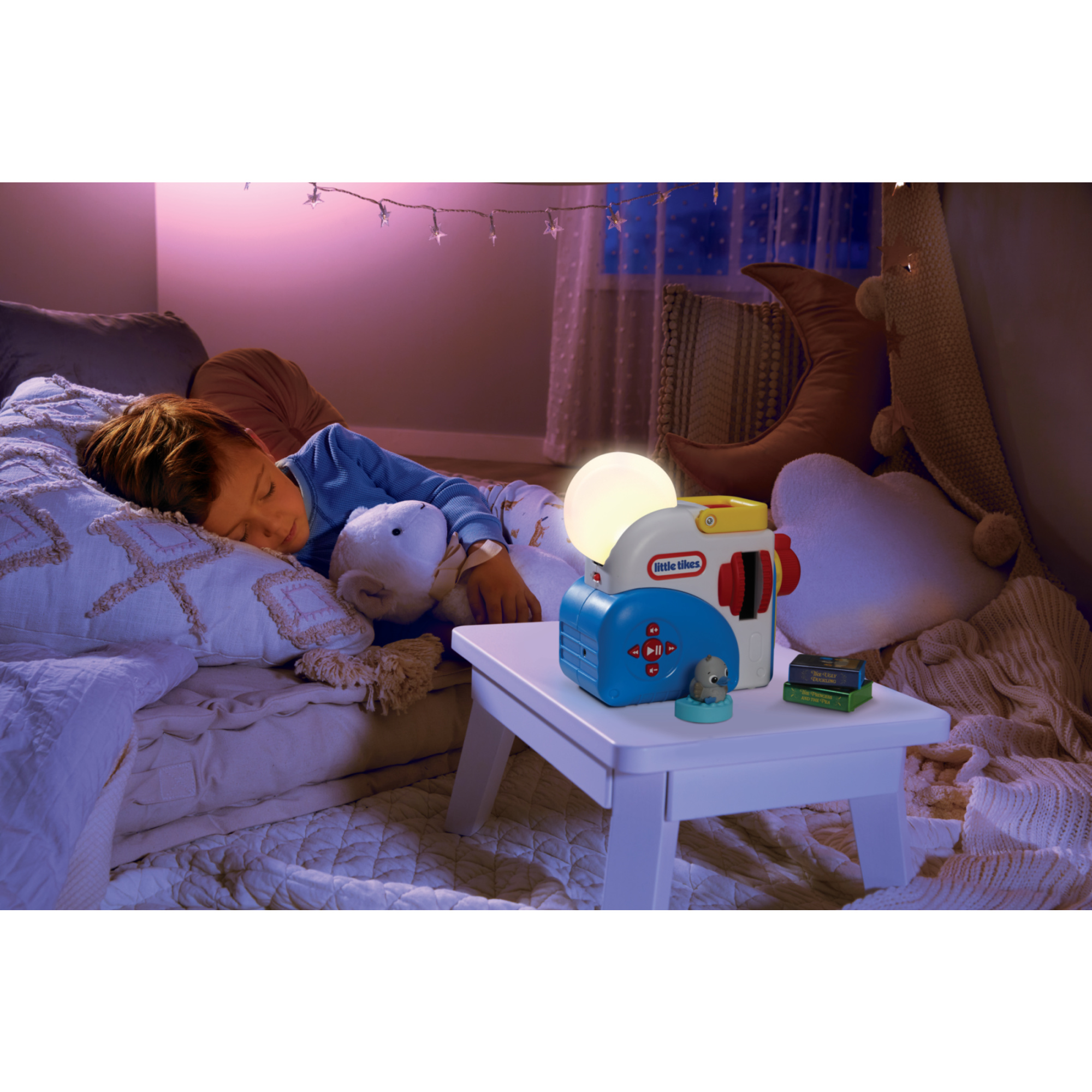 Little tikes story dream machine starter set, storytime, libri, riproduzione audio, luce notturna – 3 storie incluse - LITTLE TIKES