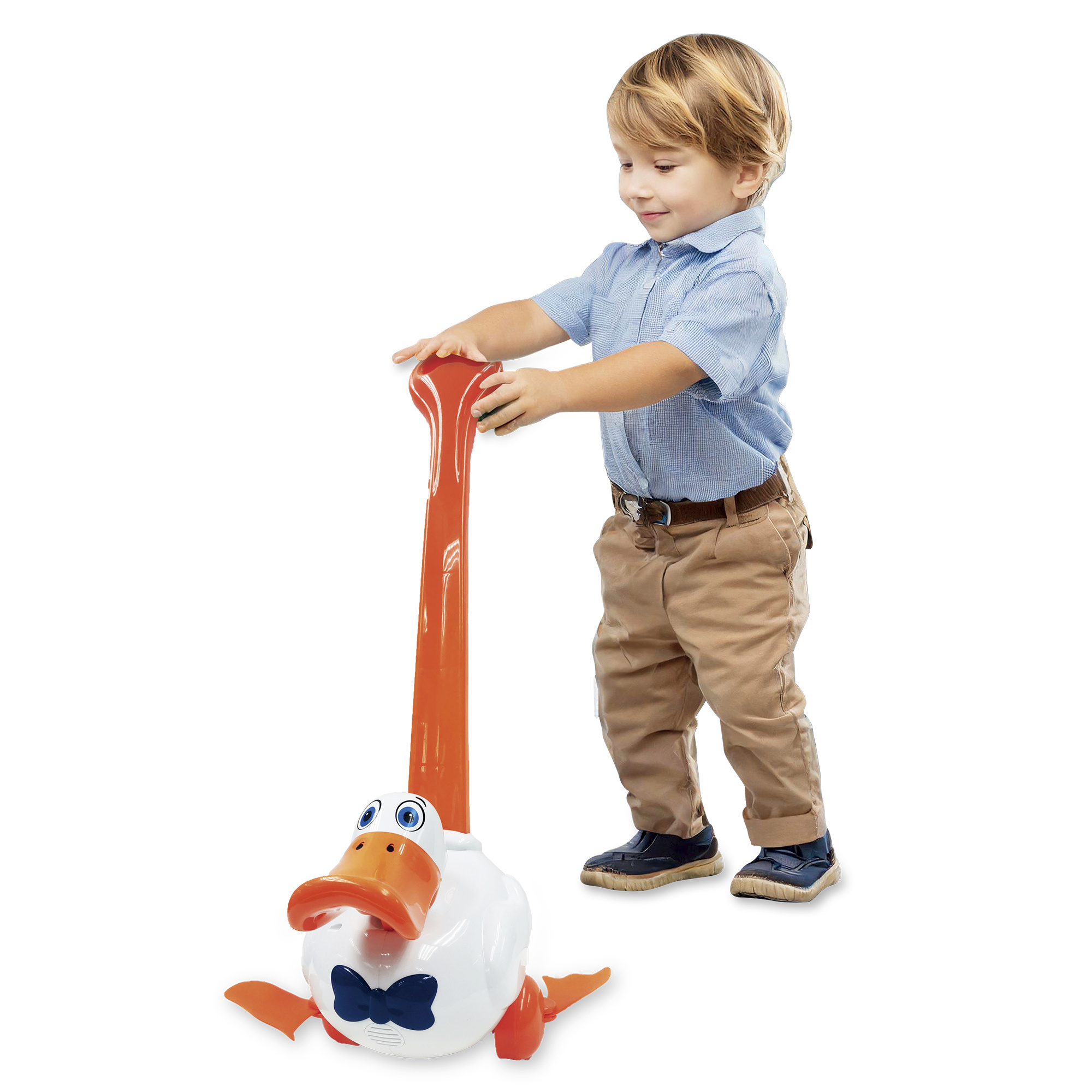 Duck push&go - divertimento per i primi passi - baby smile - BABY SMILE