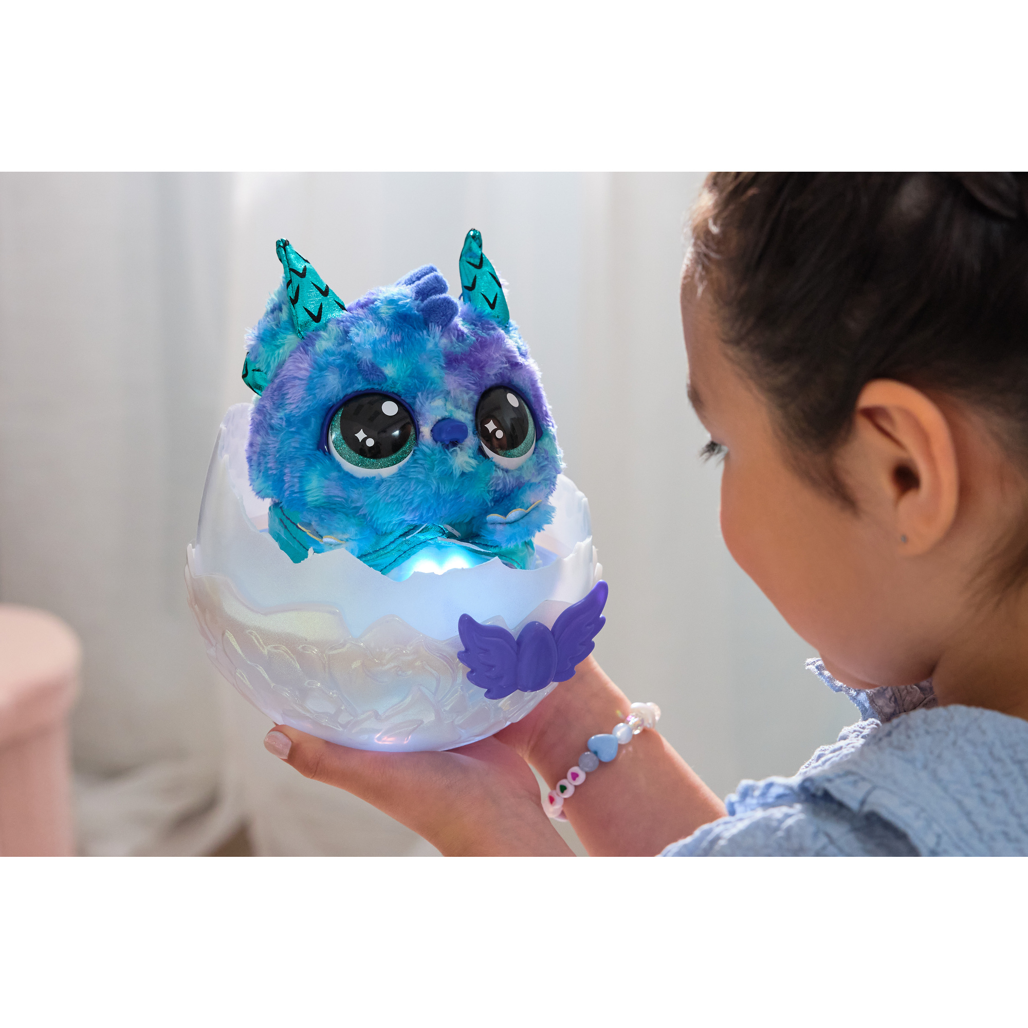 Hatchimals alive mystery hatch draggle – magici e interattivi - si schiudono con il tuo amore - HATCHIMALS