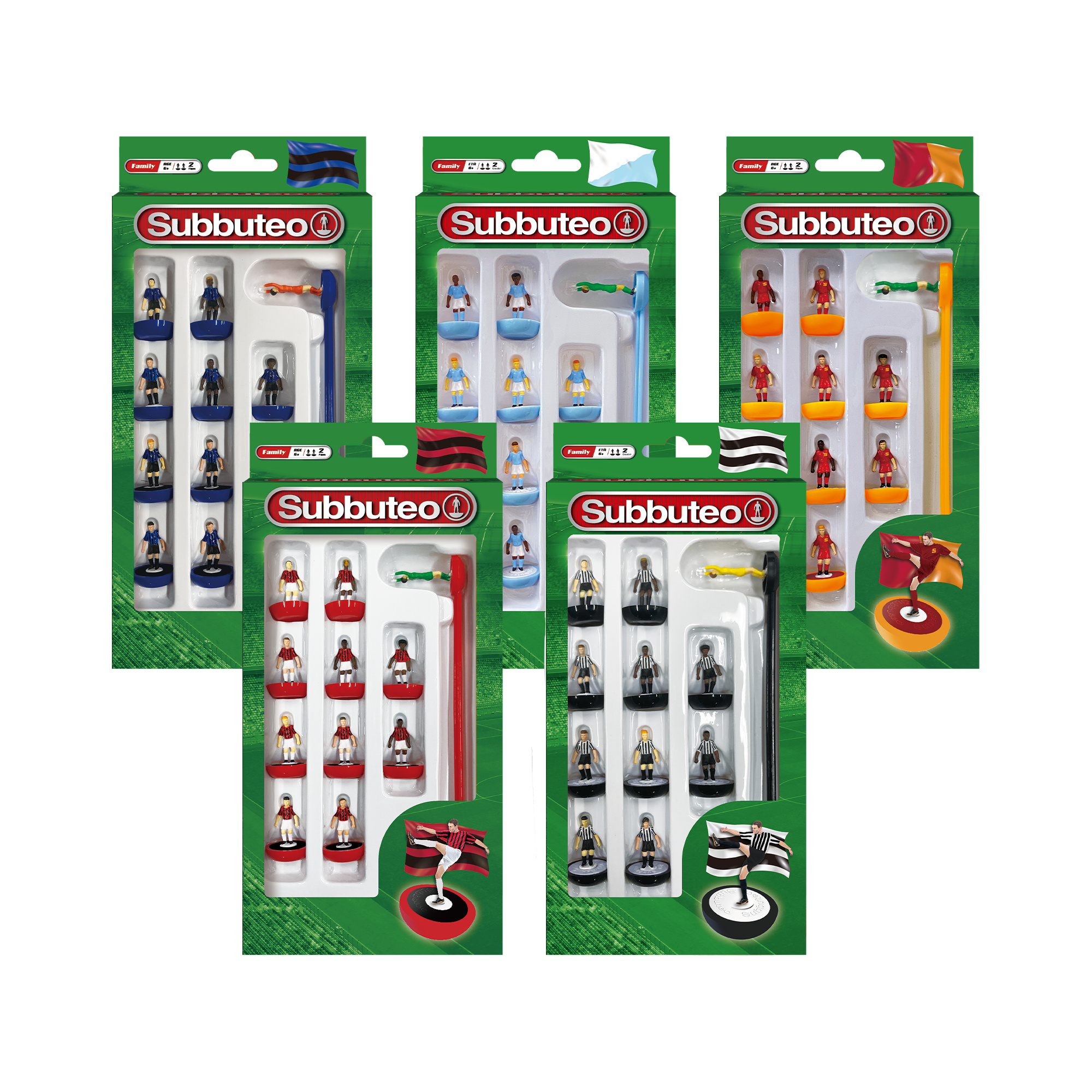 Subbuteo -  squadra singola assortita  per tante partite avvincenti! - SUBBUTEO