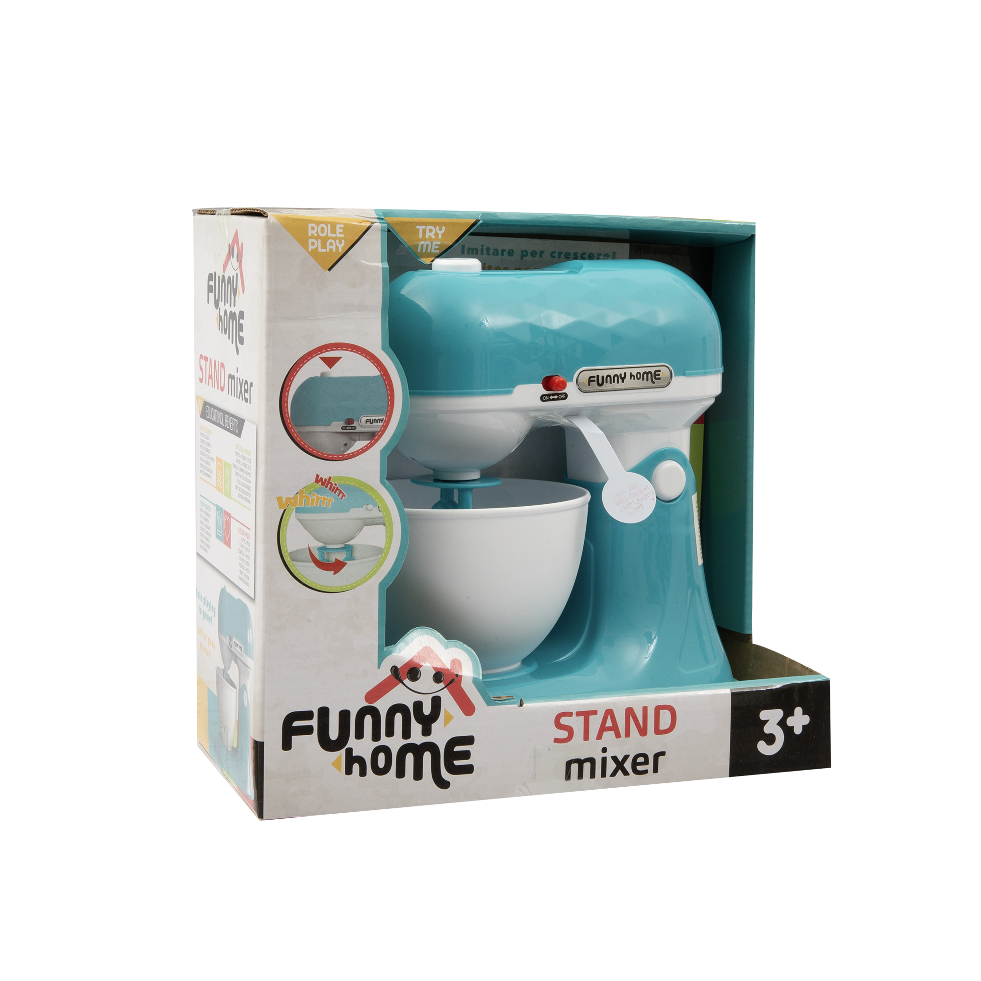 Planetaria giocattolo - mixer cucina con fruste rotanti e ciotola - funny home - FUNNY HOME