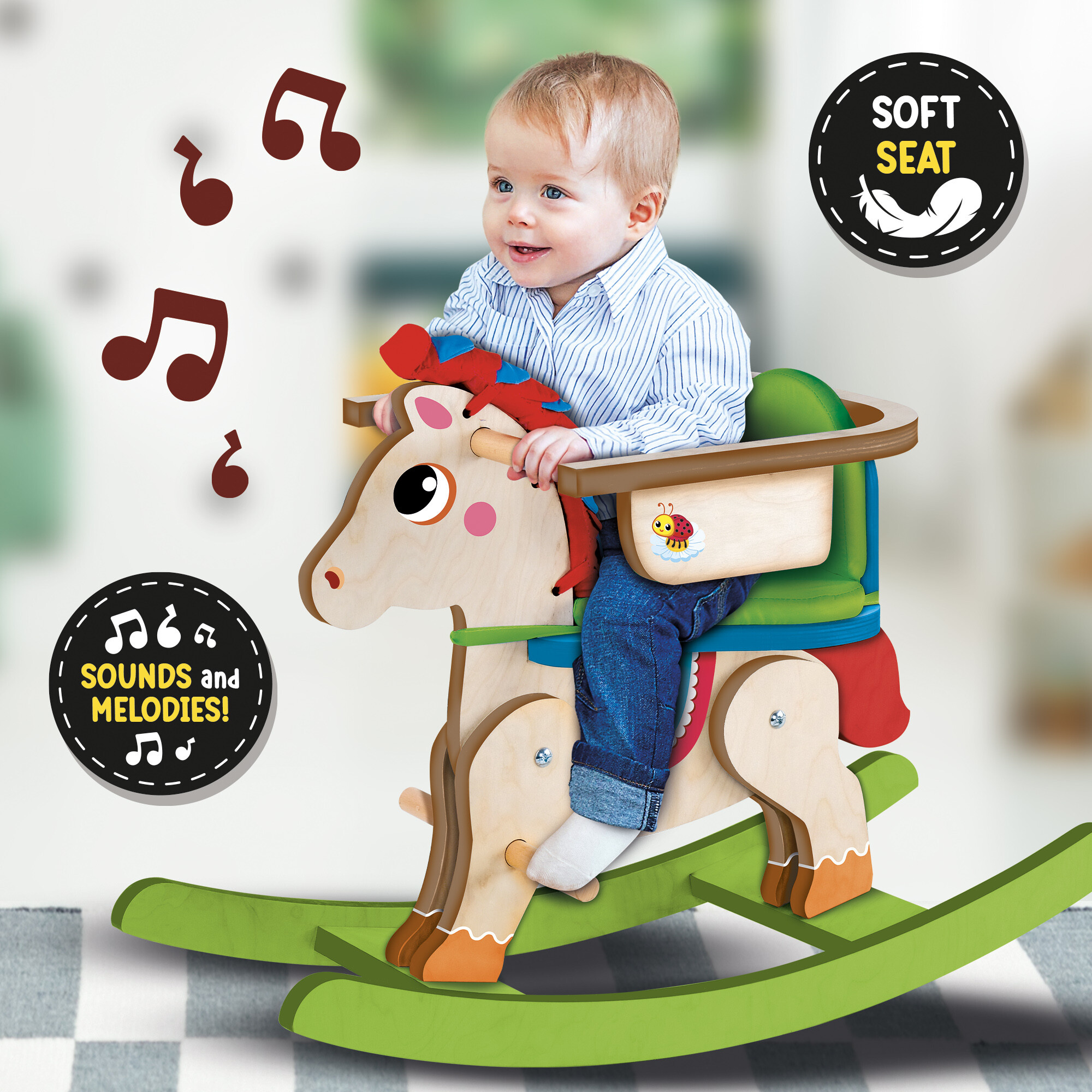 Montessori wood my baby pony - LISCIANI