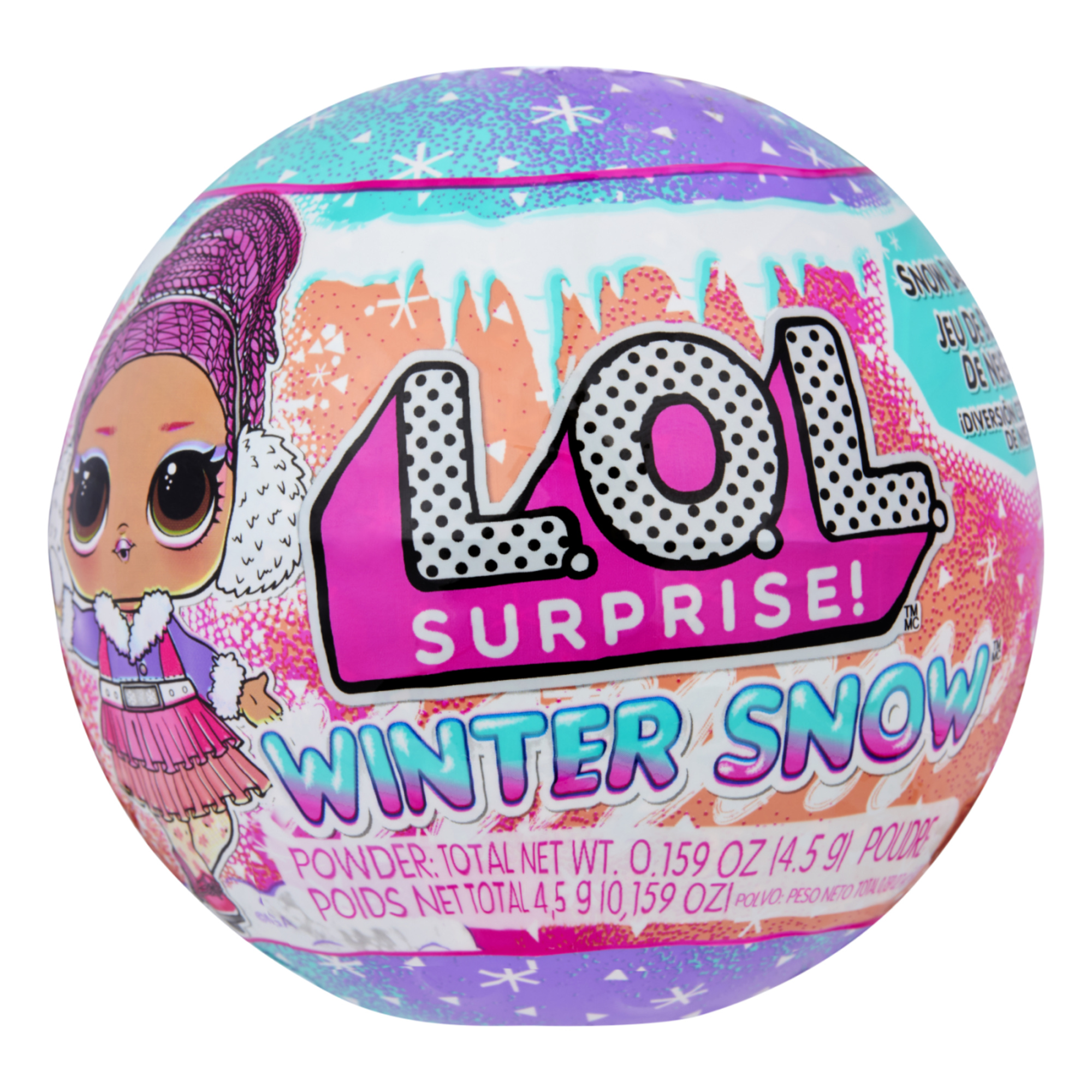 Lol surprise winter snow tots con una magica sorpresa a tema neve - 8 bambole da collezionare - LOL