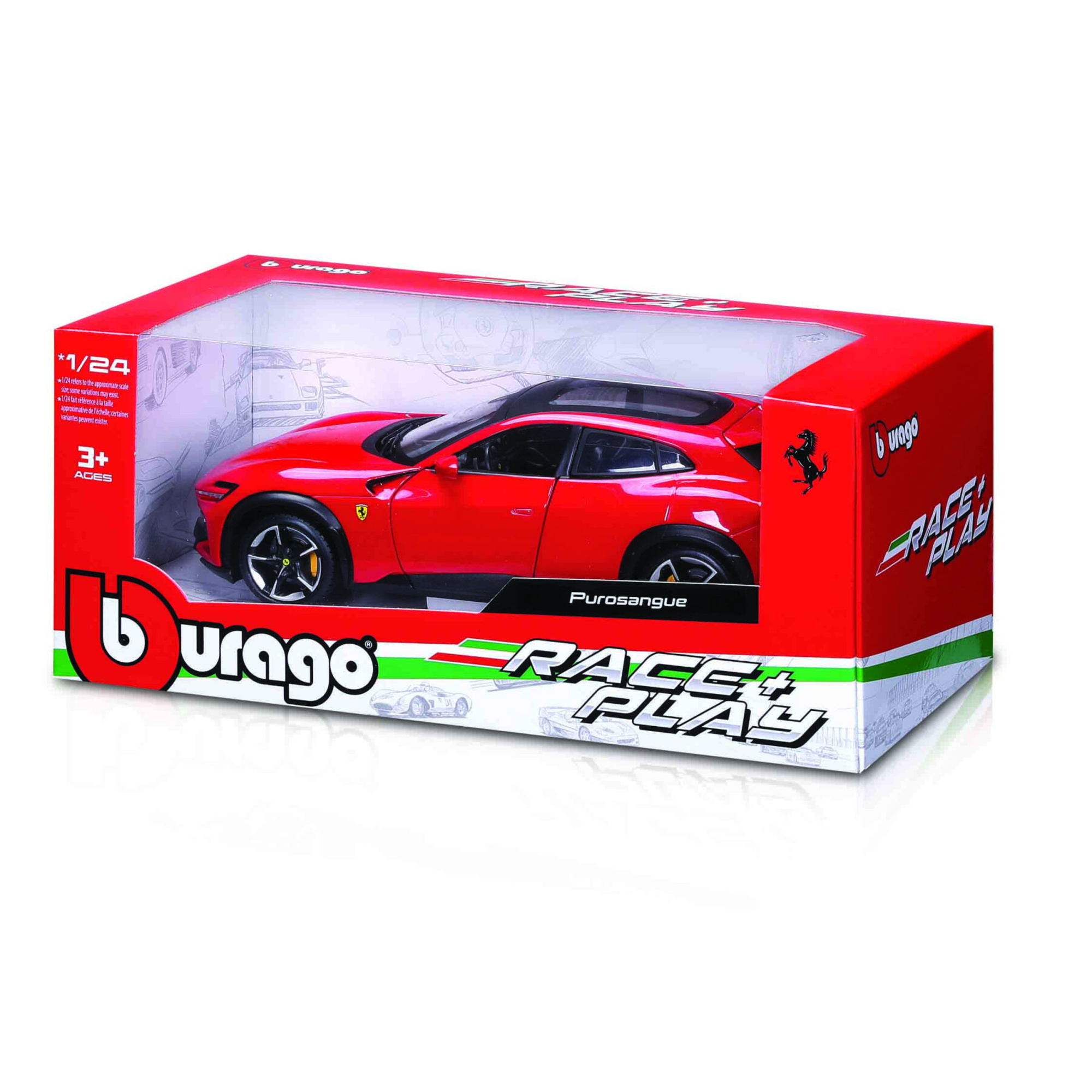 Modellino auto ferrari purosangue 1:24 con licenza ufficiale – bburago - BBURAGO