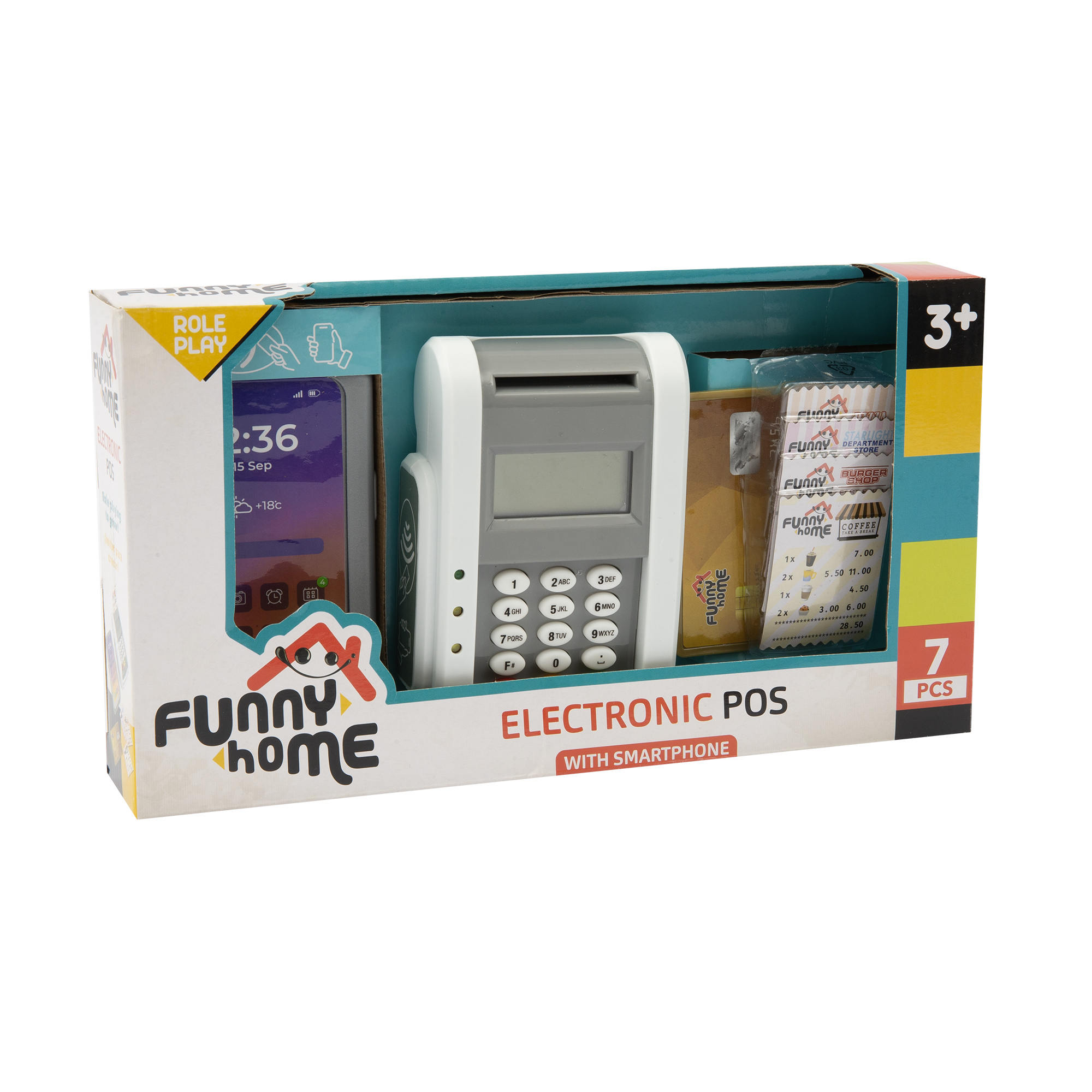 Pos elettronico giocattolo con smartphone - funny home - FUNNY HOME