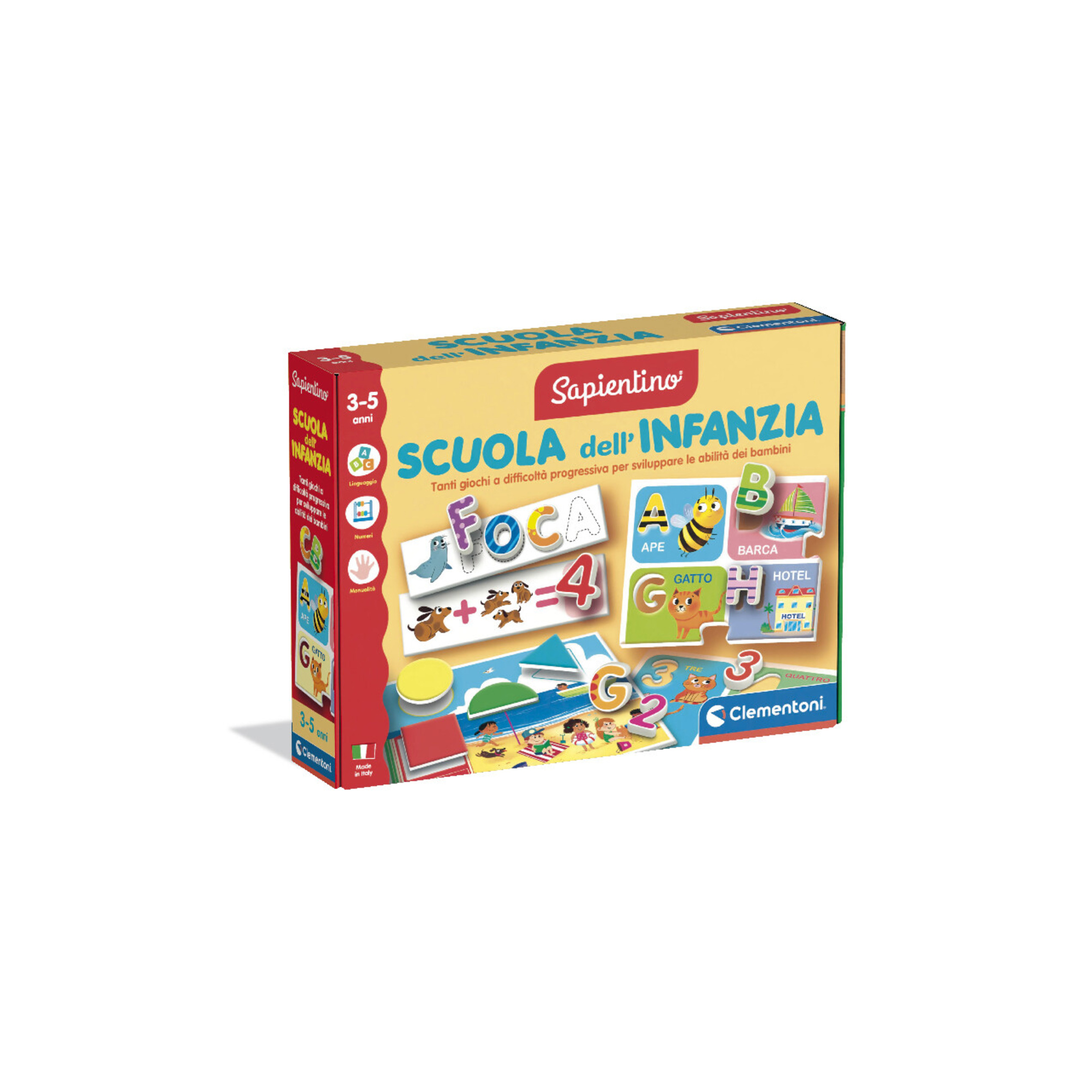 Clementoni - sapientino raccolta giochi scuola dell'infanzia - SAPIENTINO