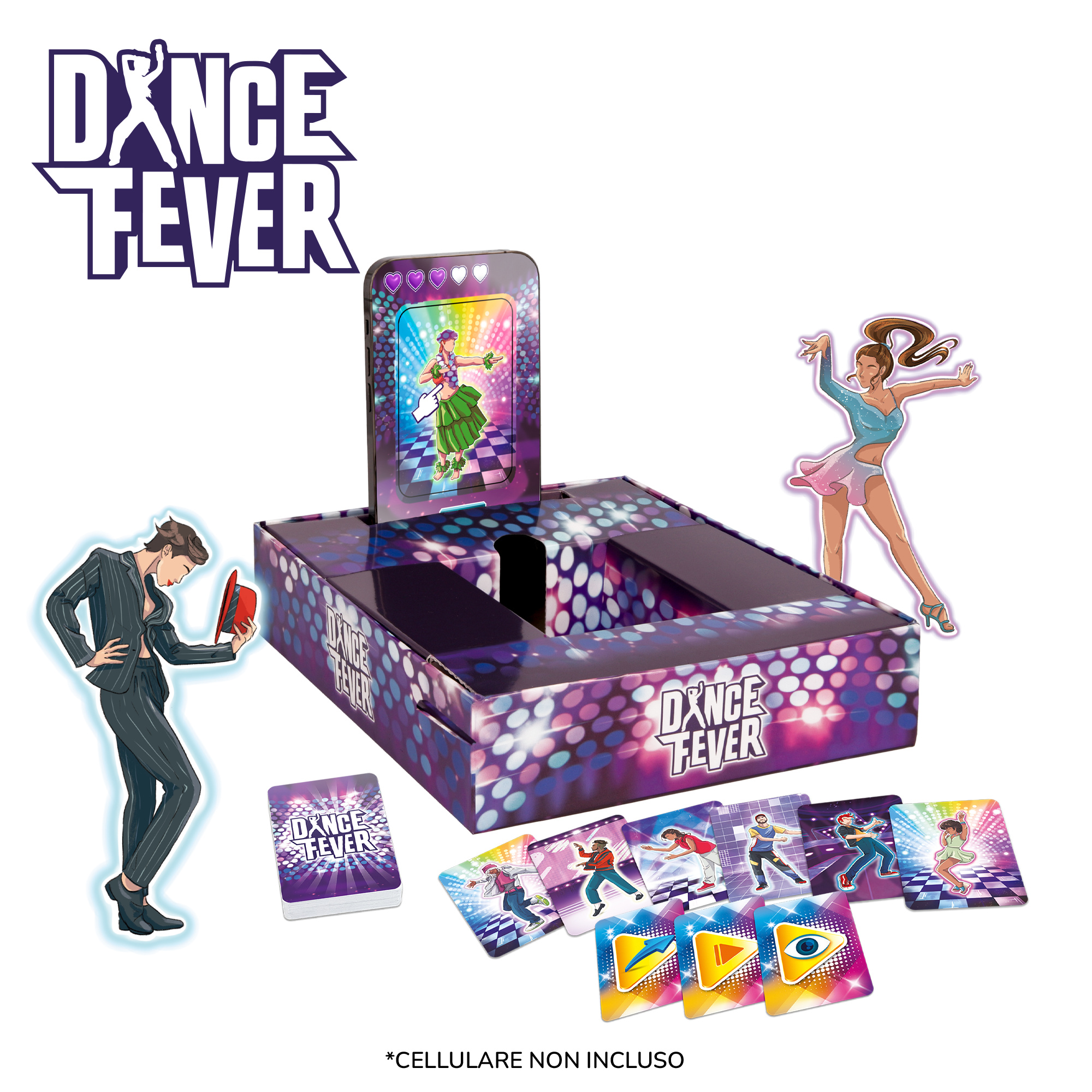 Dance fever - gioco di carte di danza e memoria per bambini dai 6 anni - NO BRAND