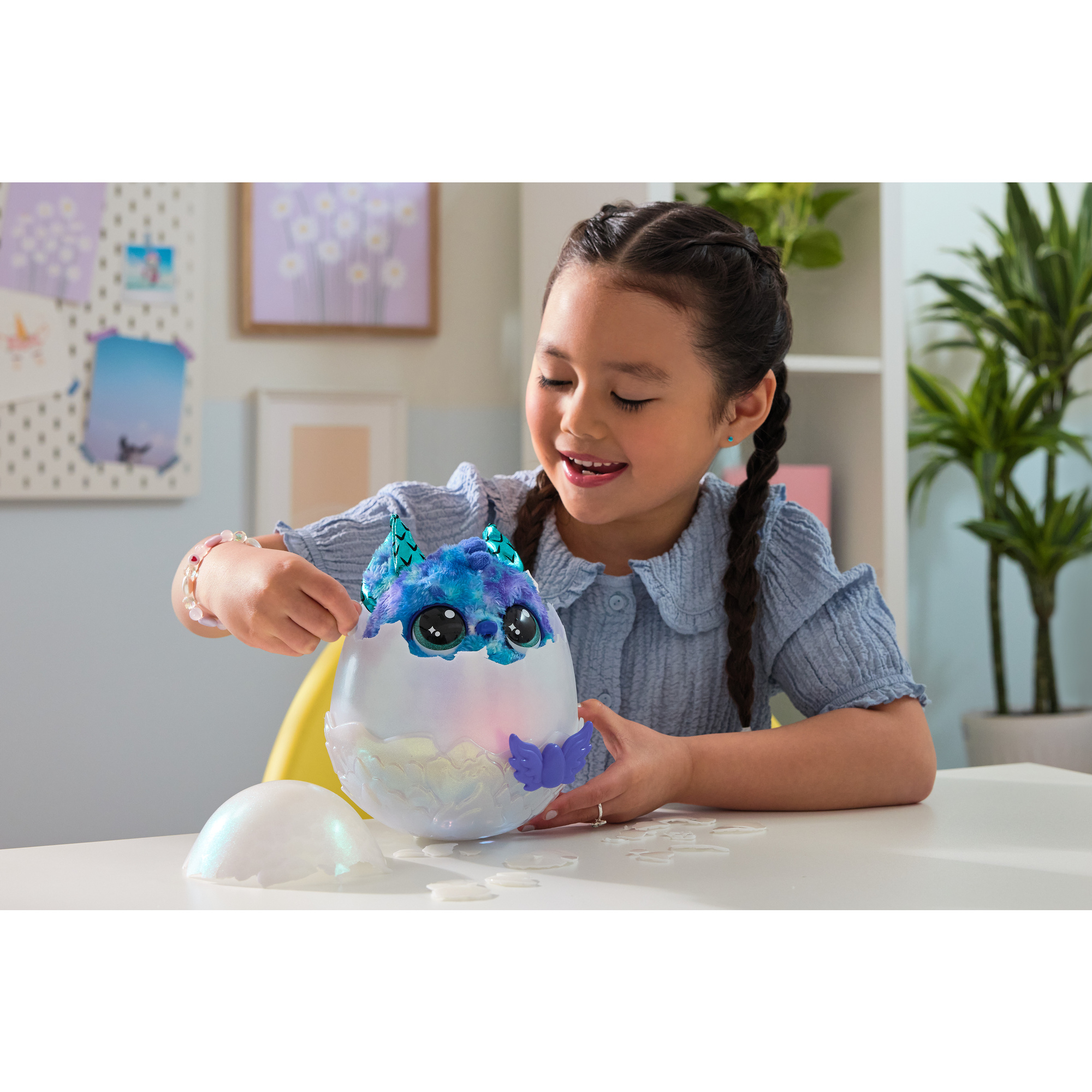 Hatchimals alive mystery hatch draggle – magici e interattivi - si schiudono con il tuo amore - HATCHIMALS