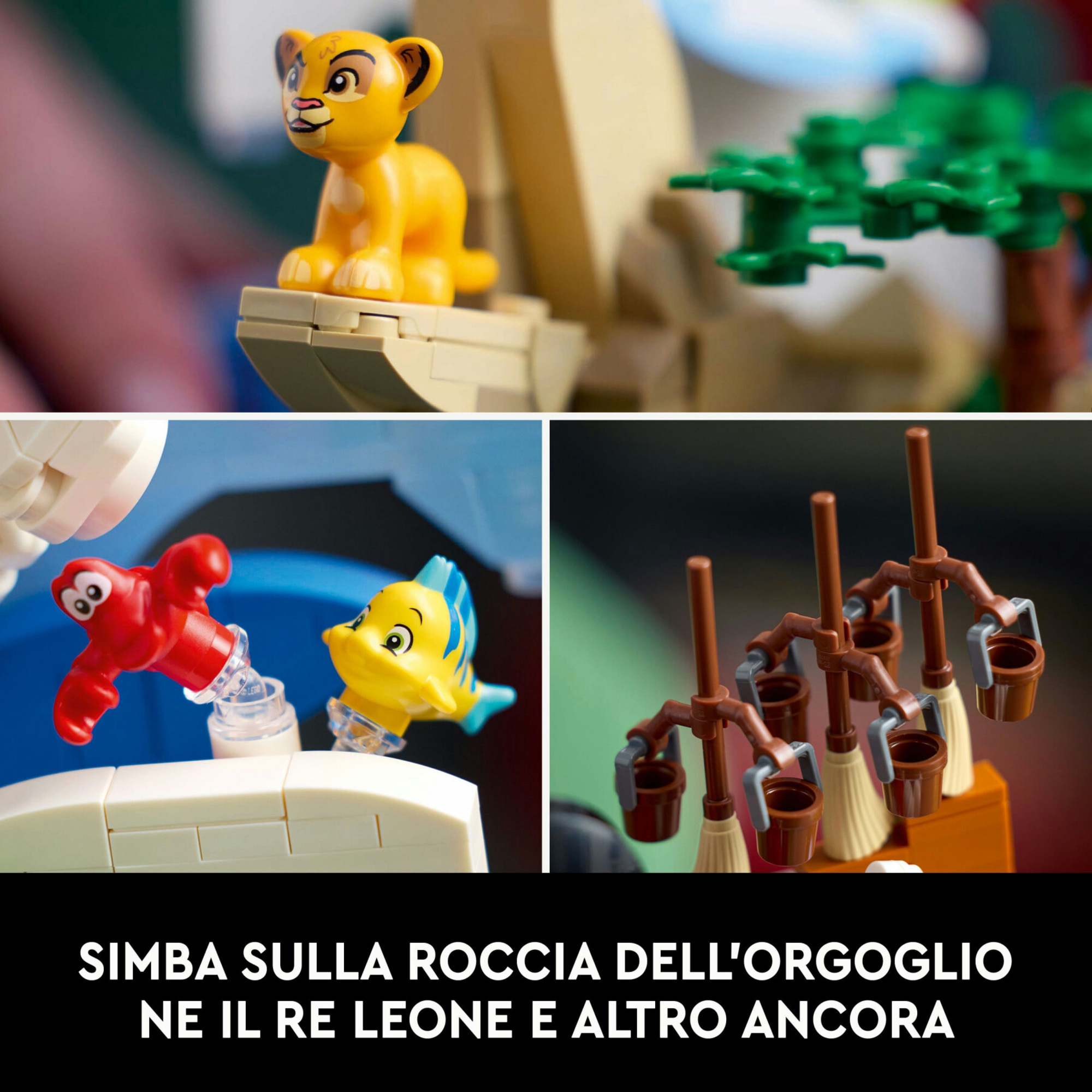 Lego ideas 21352 magia disney, set da collezione per adulti da costruire con personaggi dei film, idea regalo per uomo o donna - LEGO IDEAS, Disney