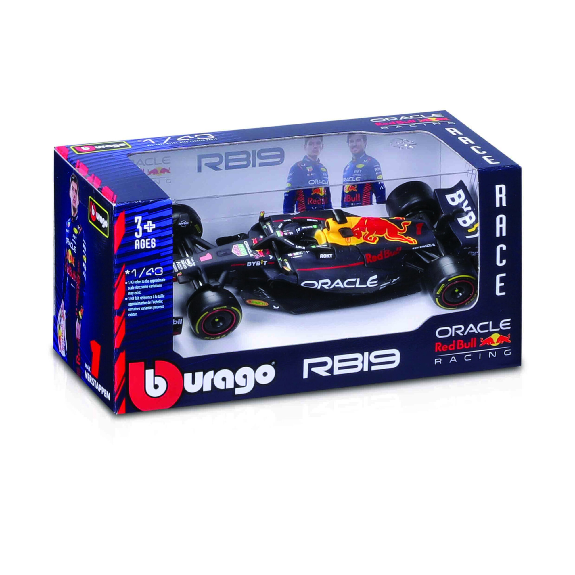 Modellino auto red bull racing rb19 verstappen #1 2023 f1 – bburago - BBURAGO