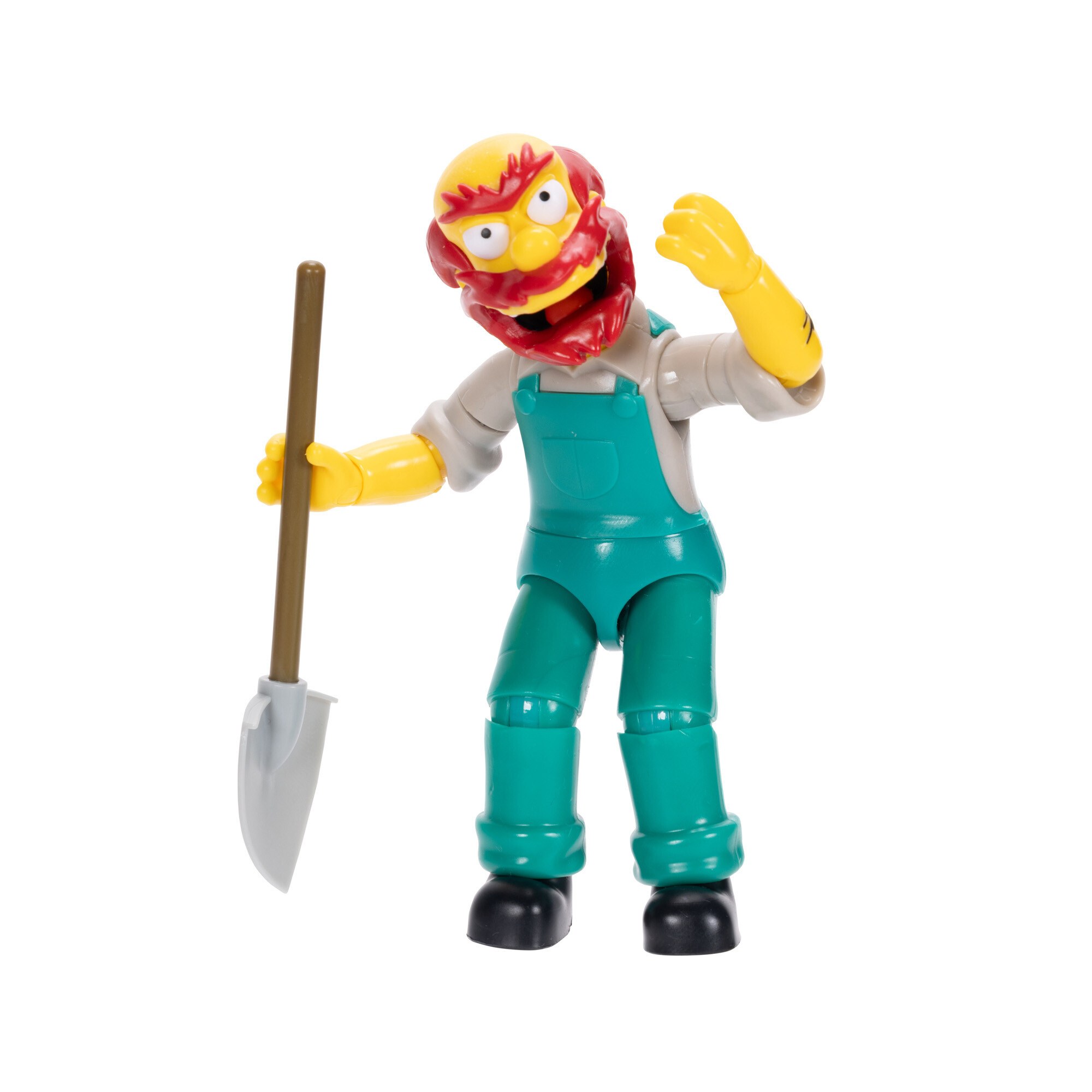 The simpsons - action figure del giardiniere willie articolata, scala 10 cm - SIMPSONS