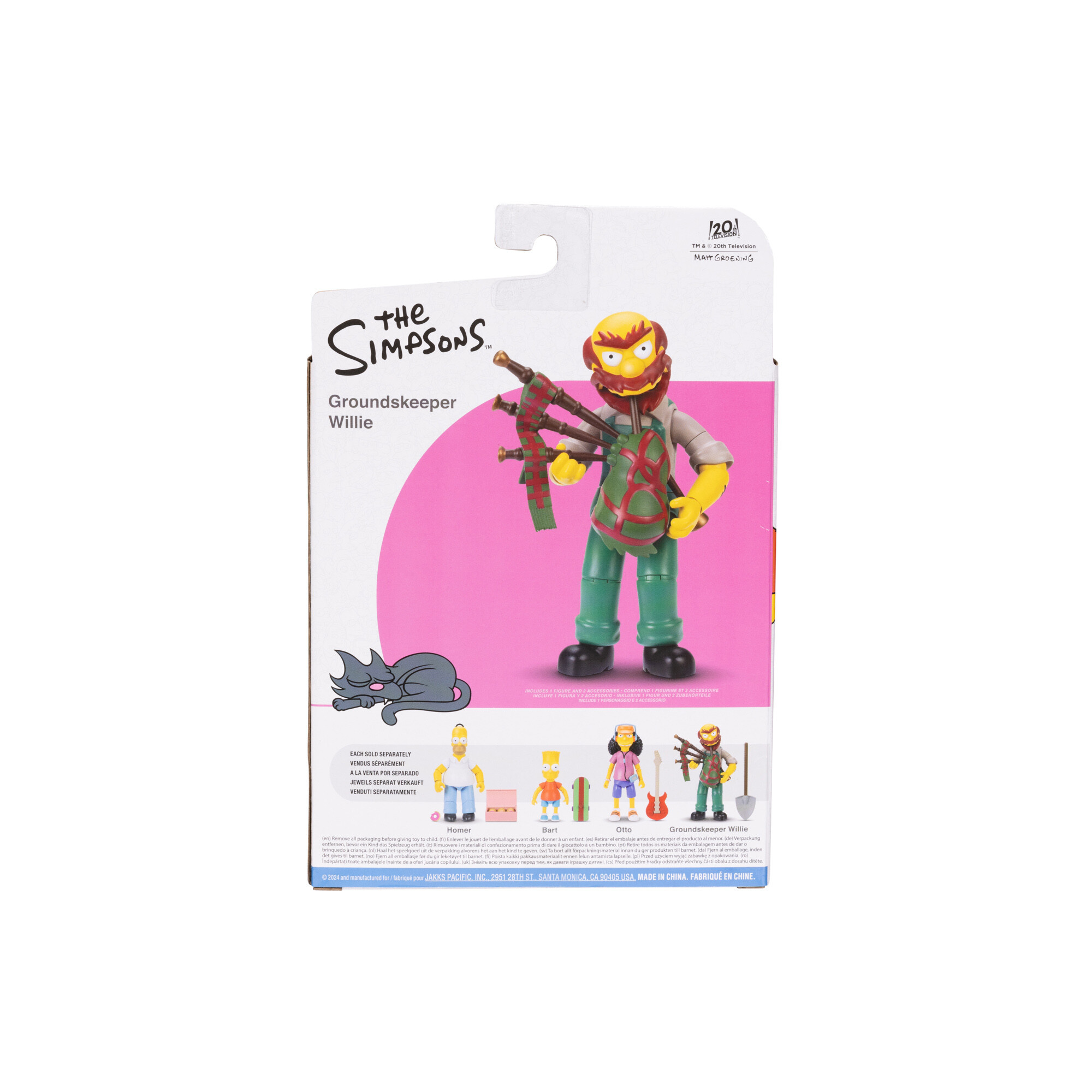 The simpsons - action figure del giardiniere willie articolata, scala 10 cm - SIMPSONS