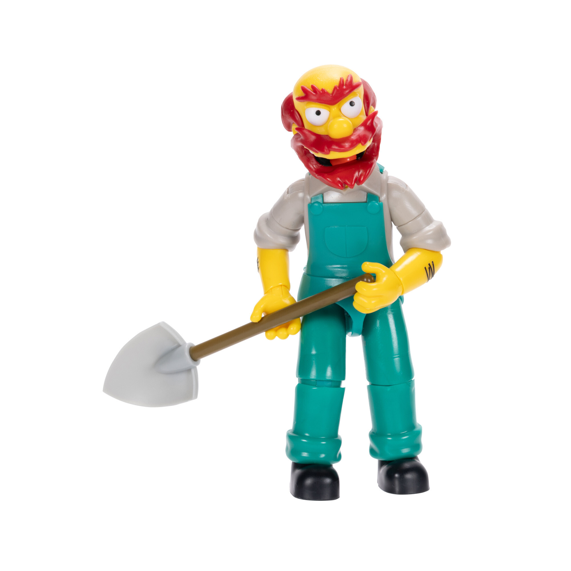 The simpsons - action figure del giardiniere willie articolata, scala 10 cm - SIMPSONS