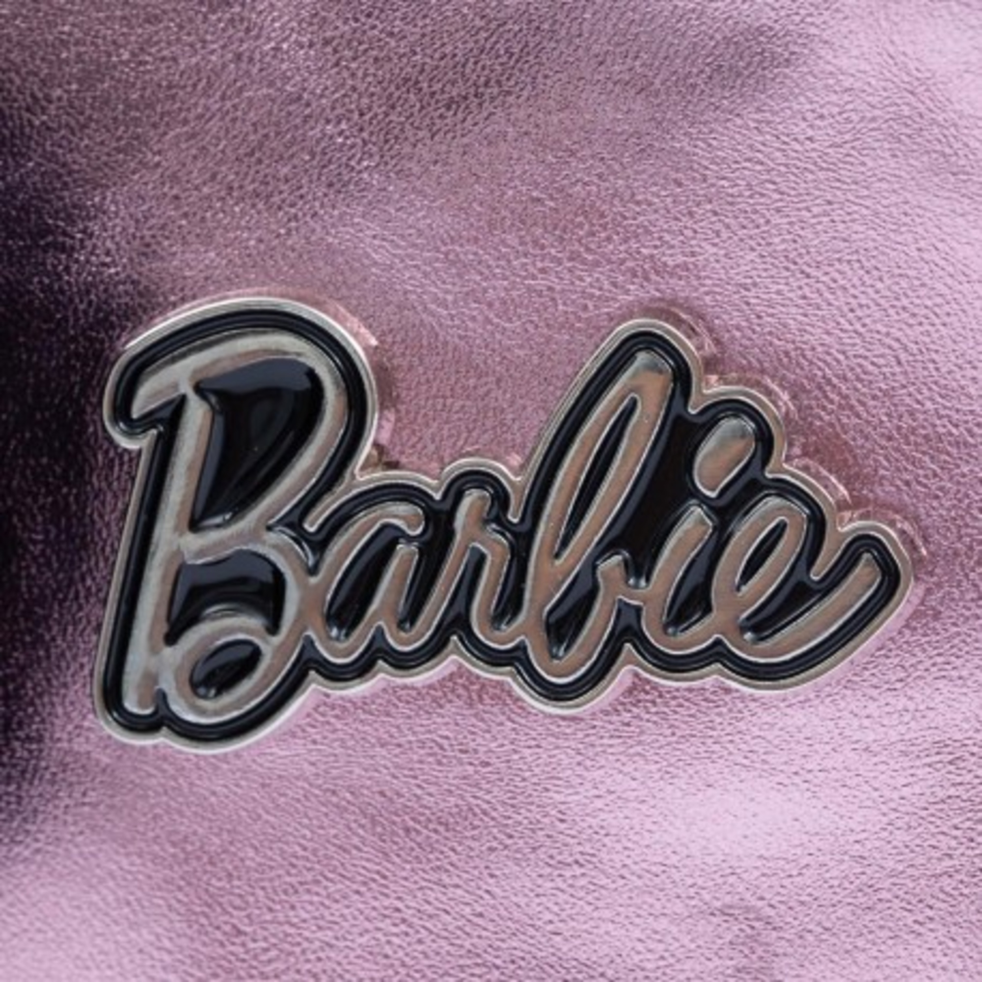 Pochette barbie assortita scintillante con charm cuore e logo in rilievo - Barbie