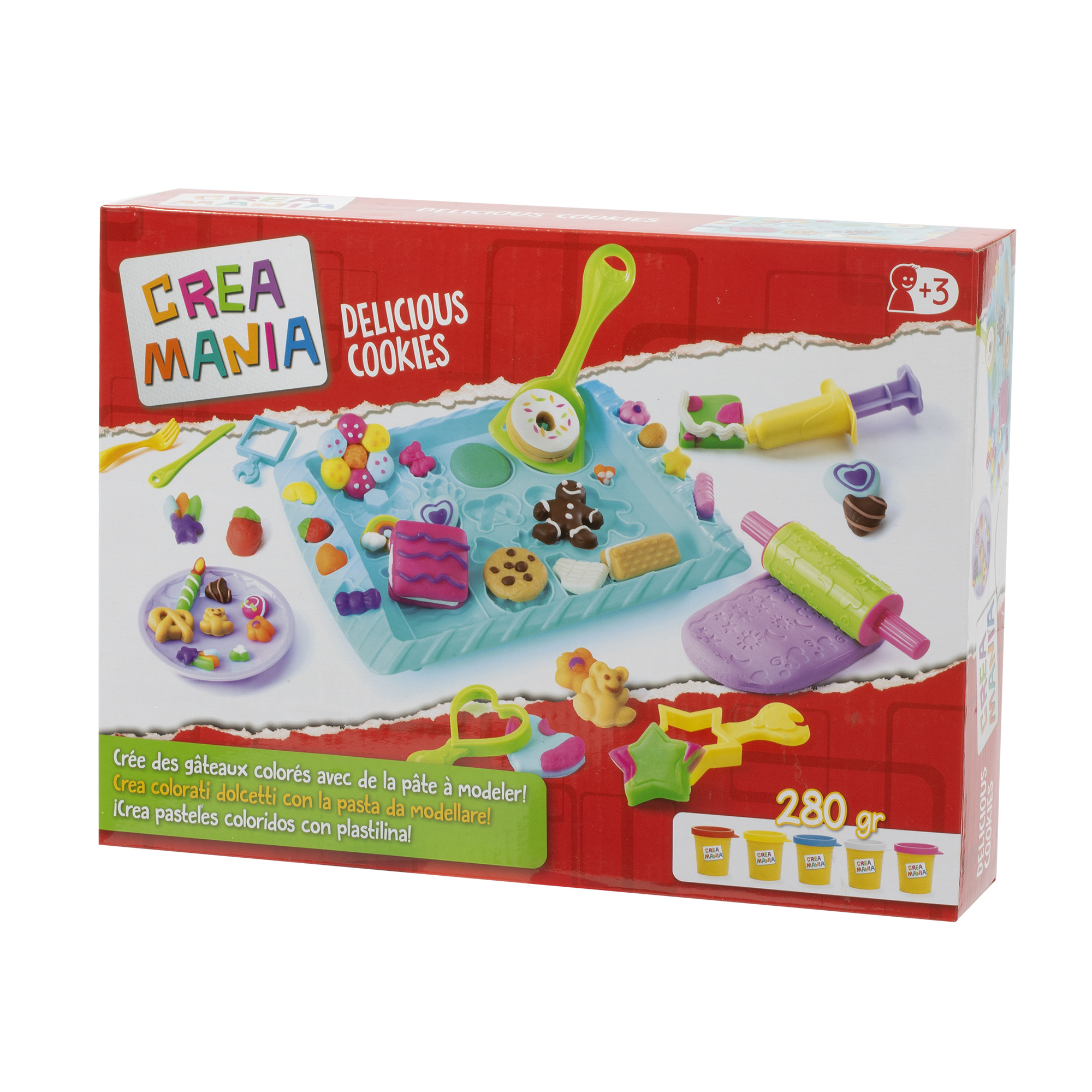 Delicious cookies - gioco creativo per bambini con biscotti colorati e strumenti da cucina - crea mania - 