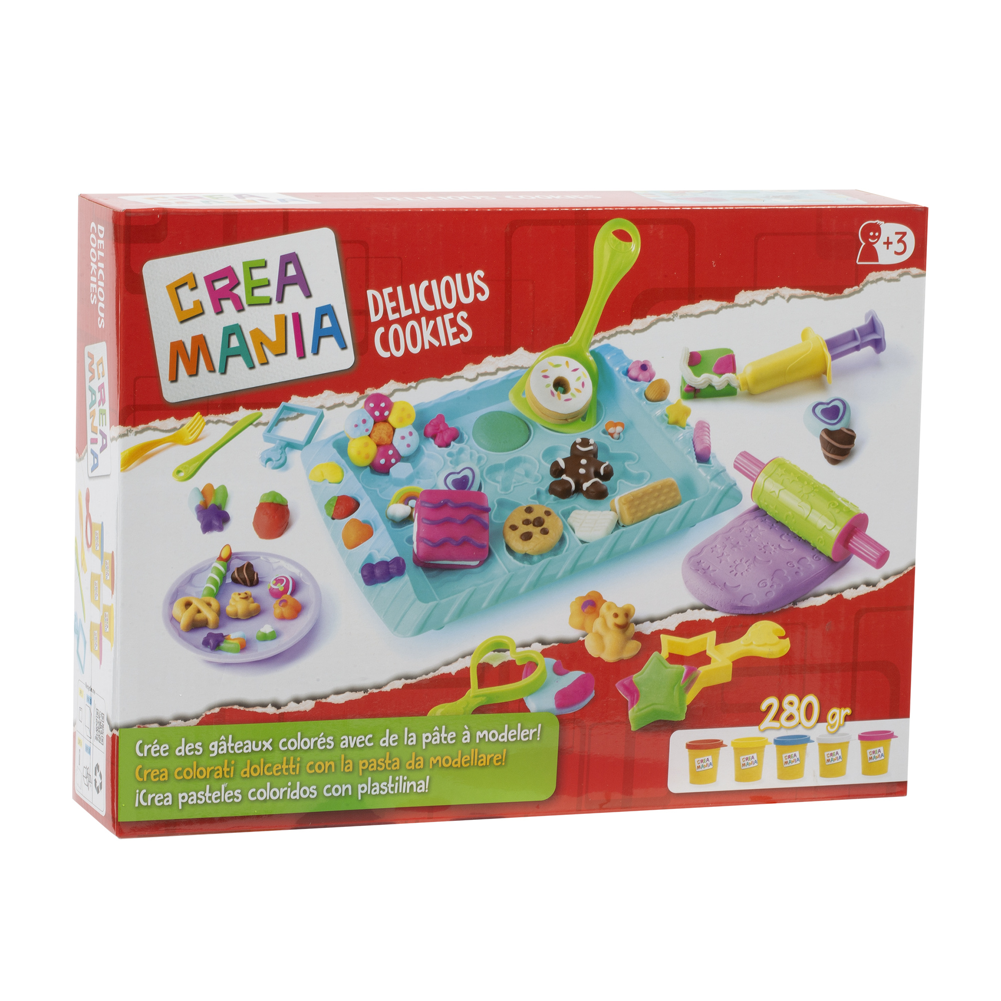 Delicious cookies - gioco creativo per bambini con biscotti colorati e strumenti da cucina - crea mania - 