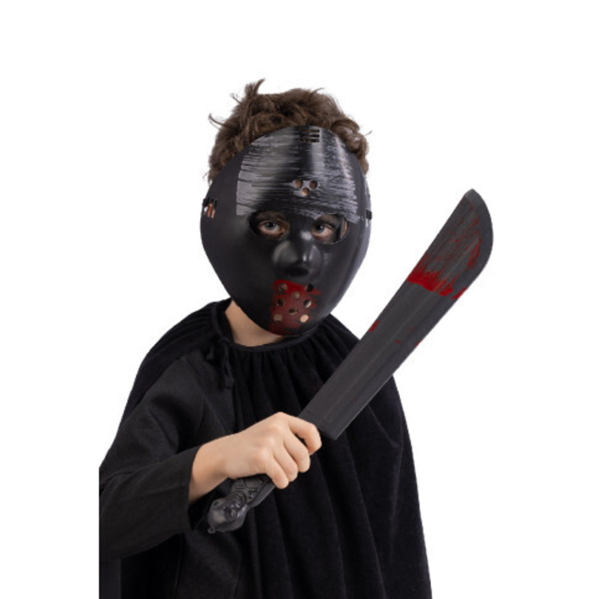 Set horror -maschera e coltello - accessorio completo per halloween - 