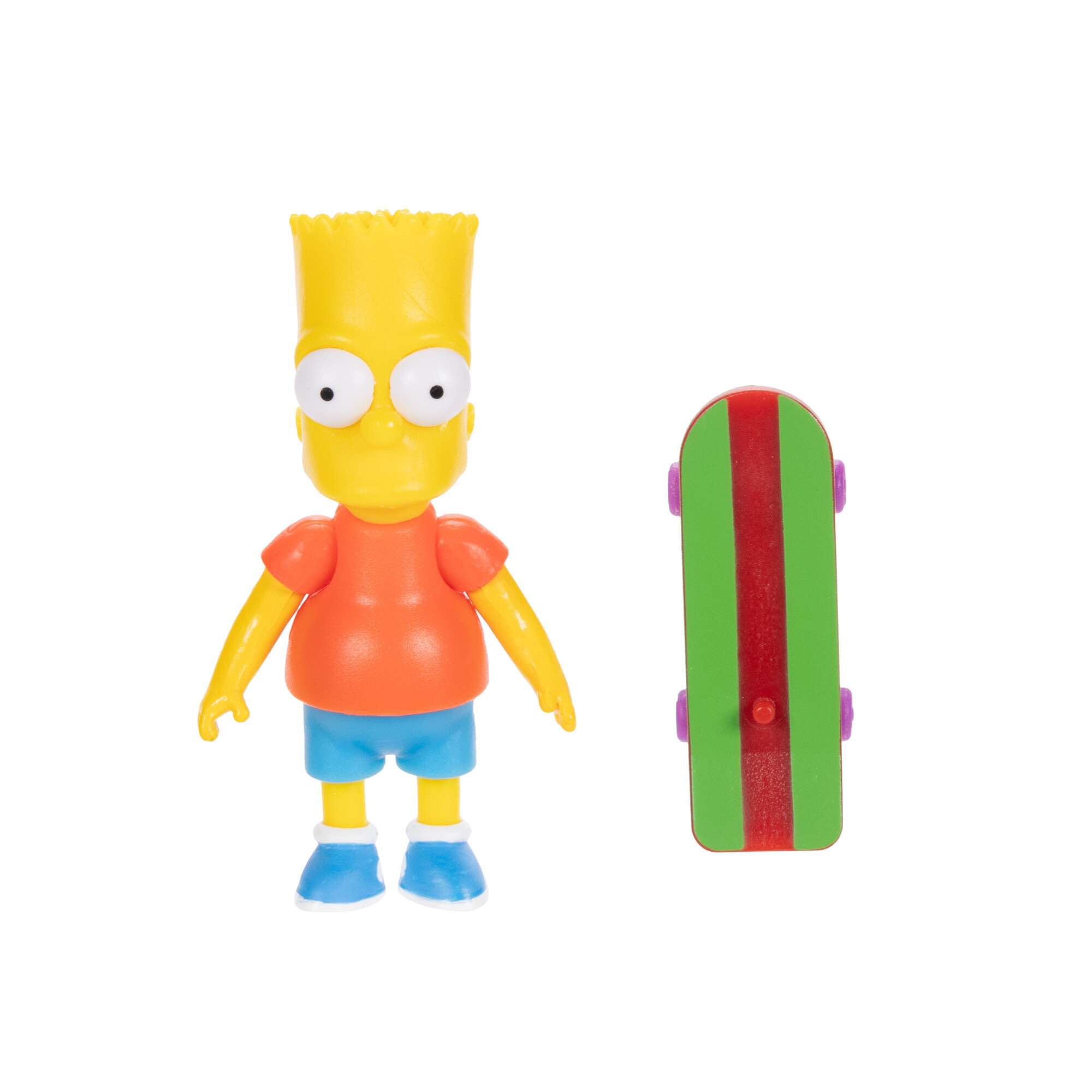 The simpsons - action figure di bart articolata, scala 6 cm - SIMPSONS