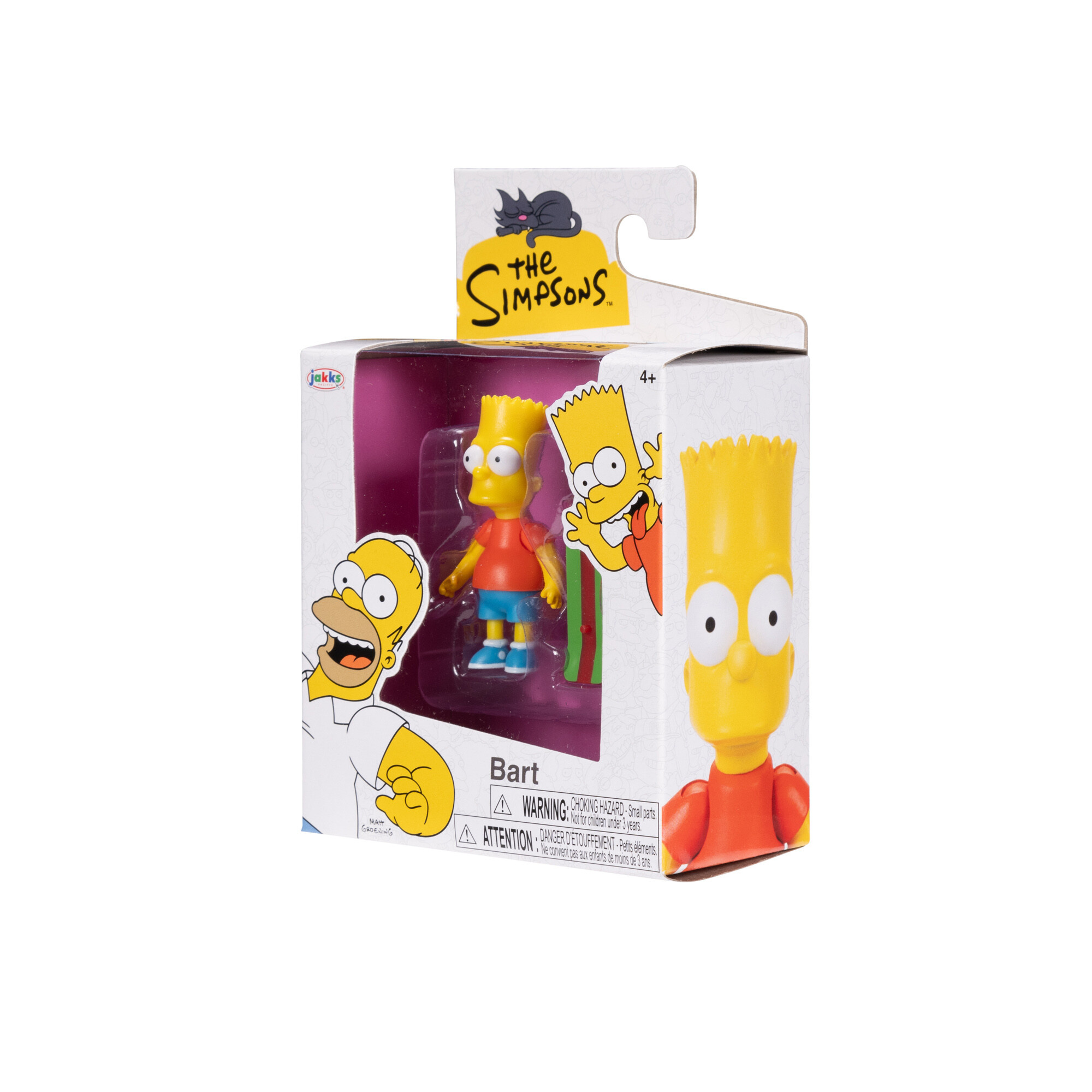 The simpsons - action figure di bart articolata, scala 6 cm - SIMPSONS