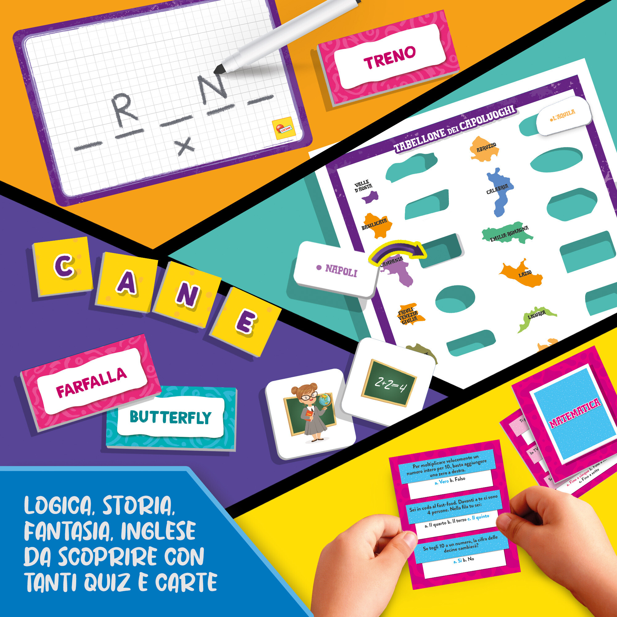 I'm a genius raccolta 50 giochi educativi kids - LISCIANI