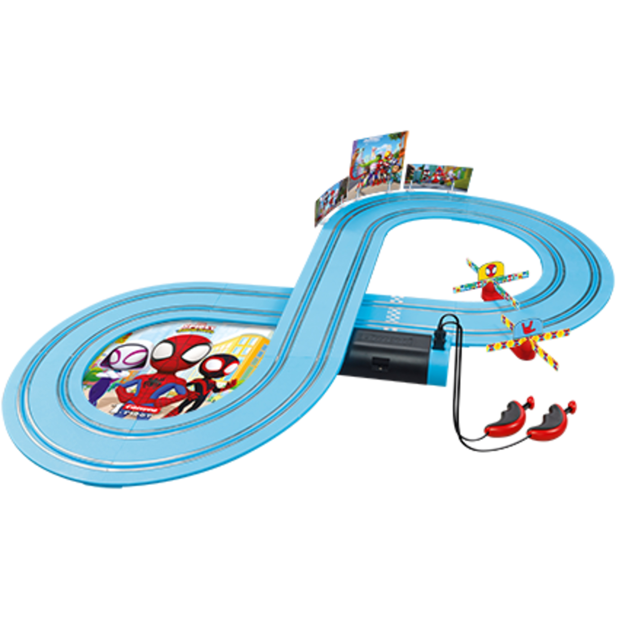 Set go max rush - autodromo d'azione in scala 1:43 con auto fedeli e piste speciali per gare veloci e divertenti - SPIDEY